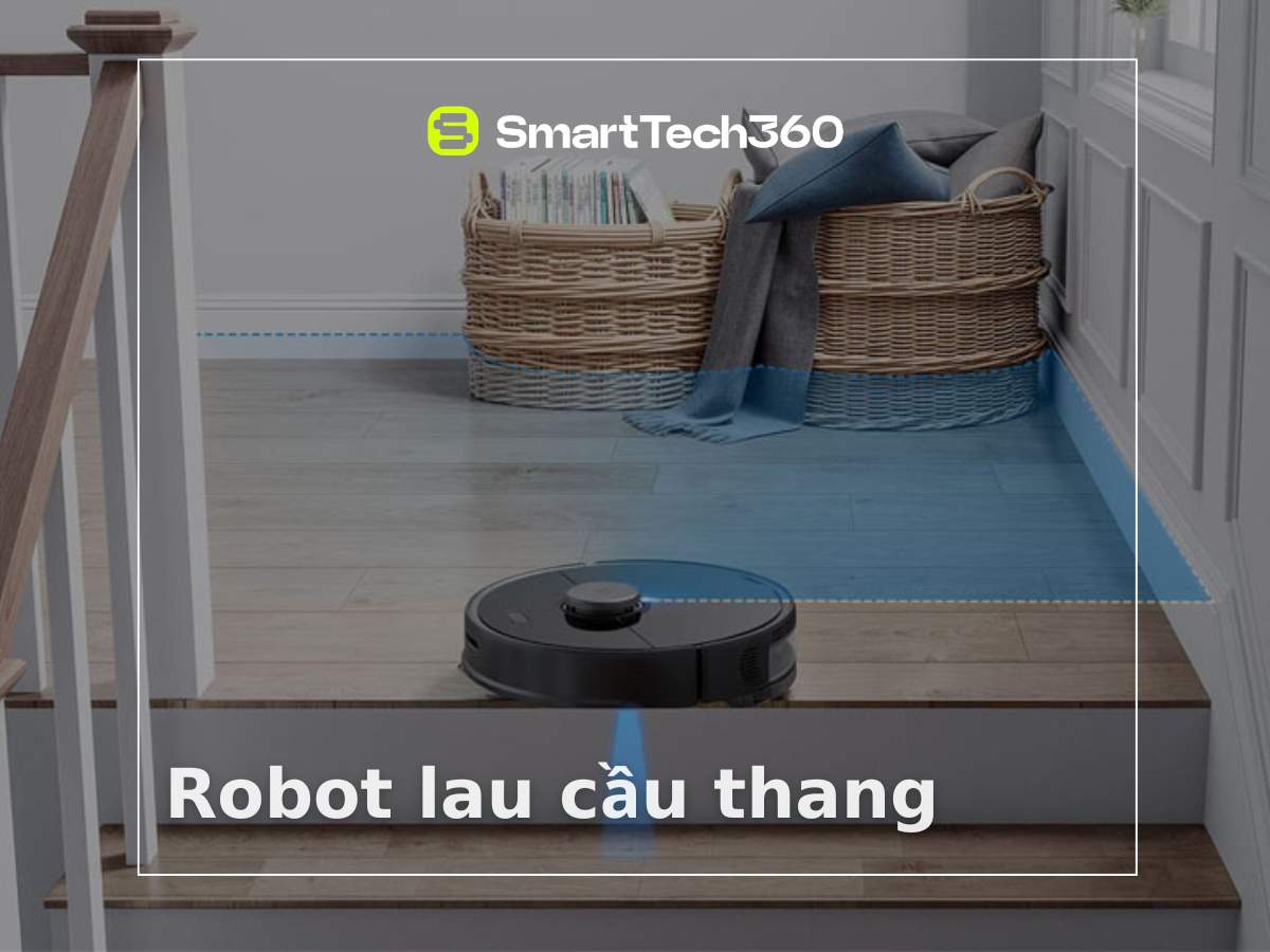 robot lau cau thang