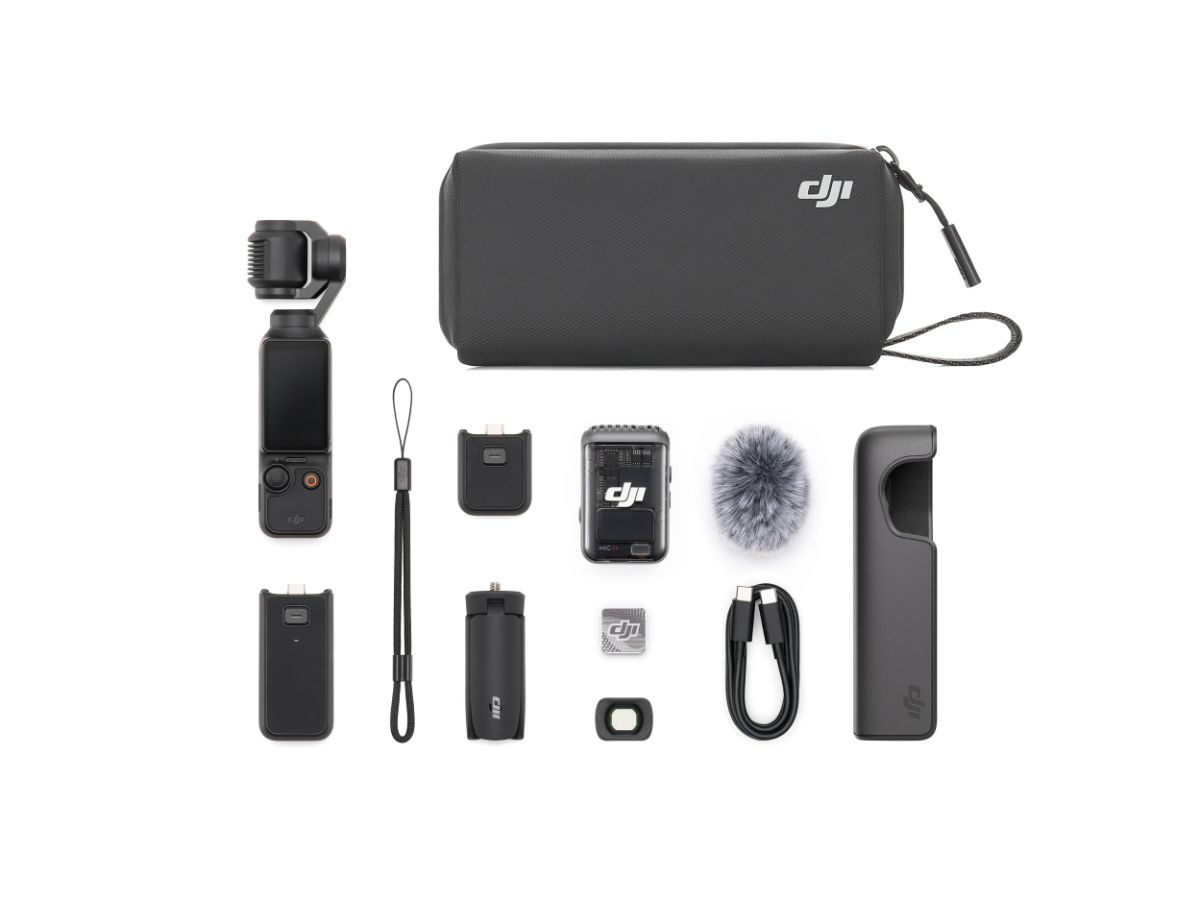 Các phụ kiện đi kèm trong bộ DJI Pocket 3 Creator Combo