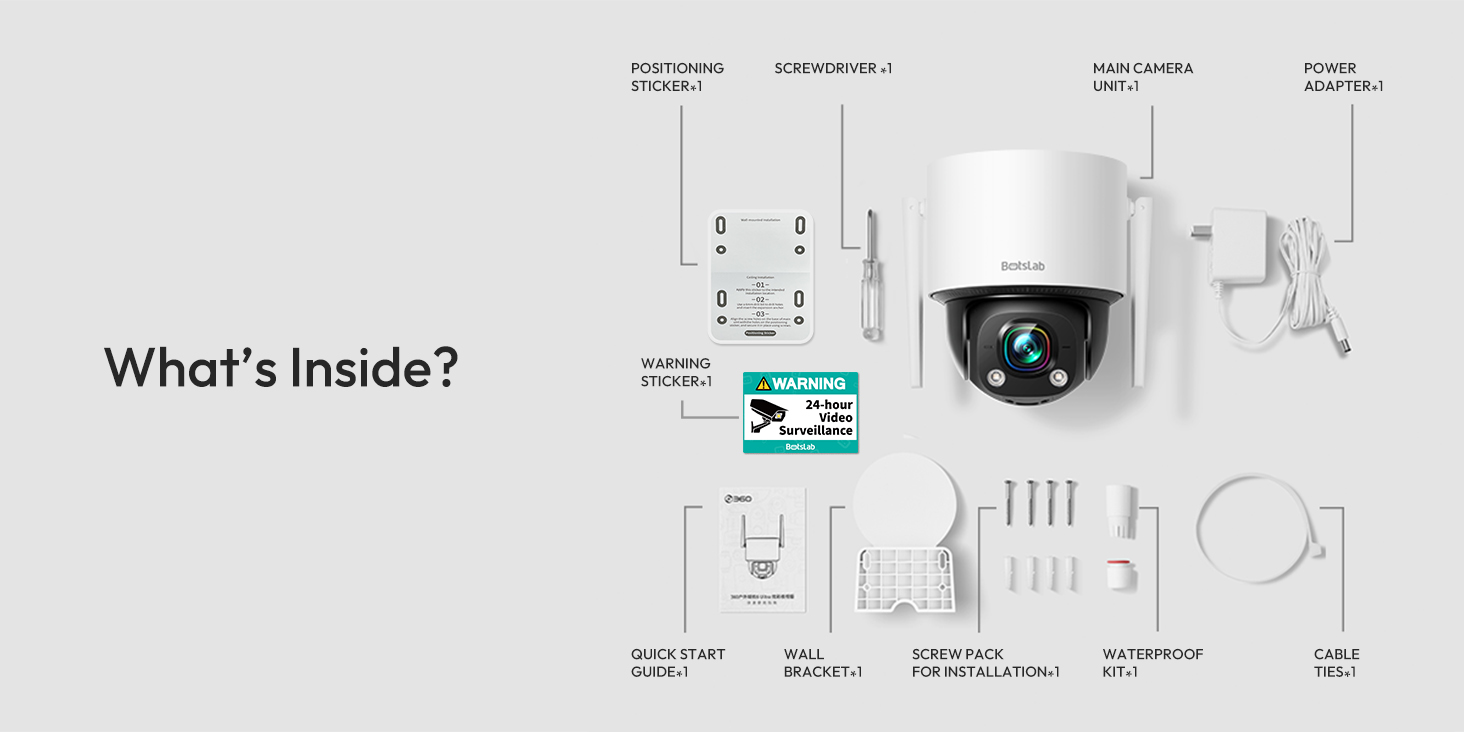 Camera Ngoài Trời Botslab W317