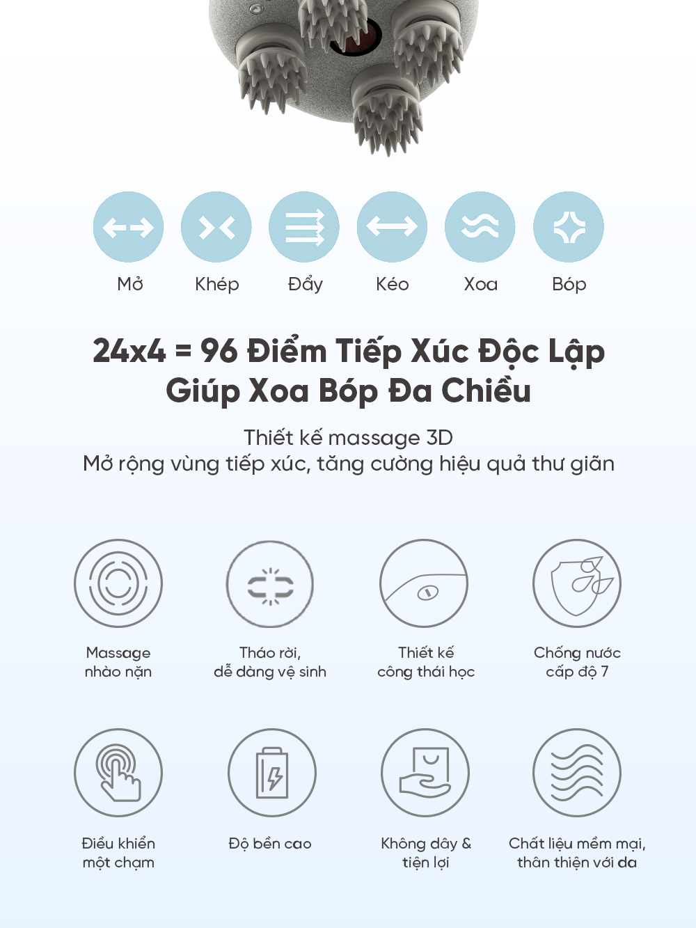 Máy Massage Đầu Breo Scalp Mini Pro