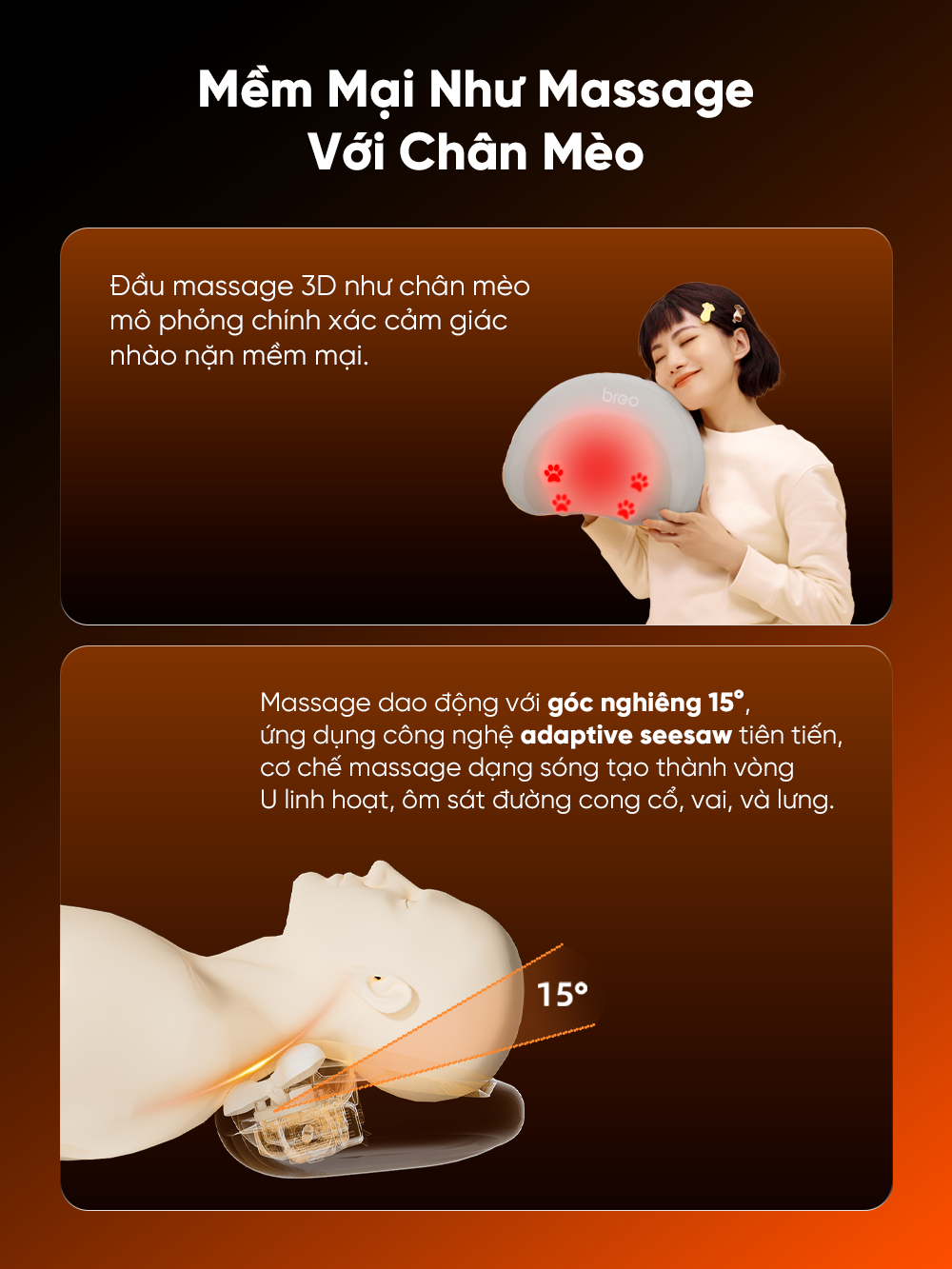 Máy Massage Cổ và Lưng Breo P2