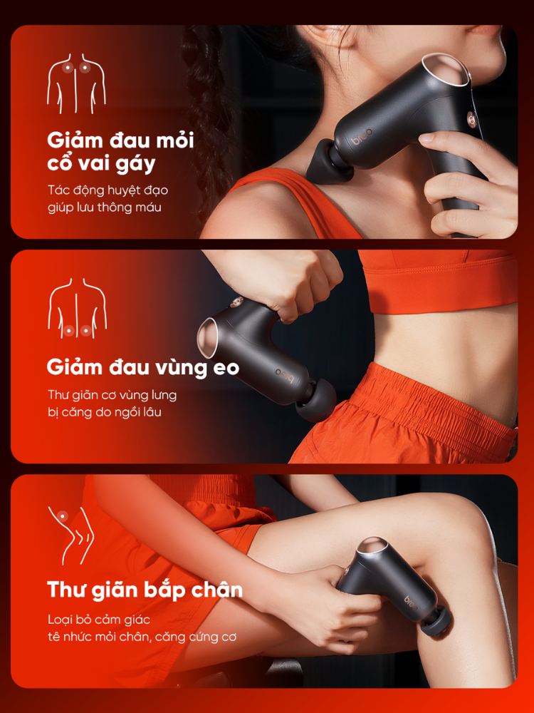 Súng Massage Breo Lucky 7