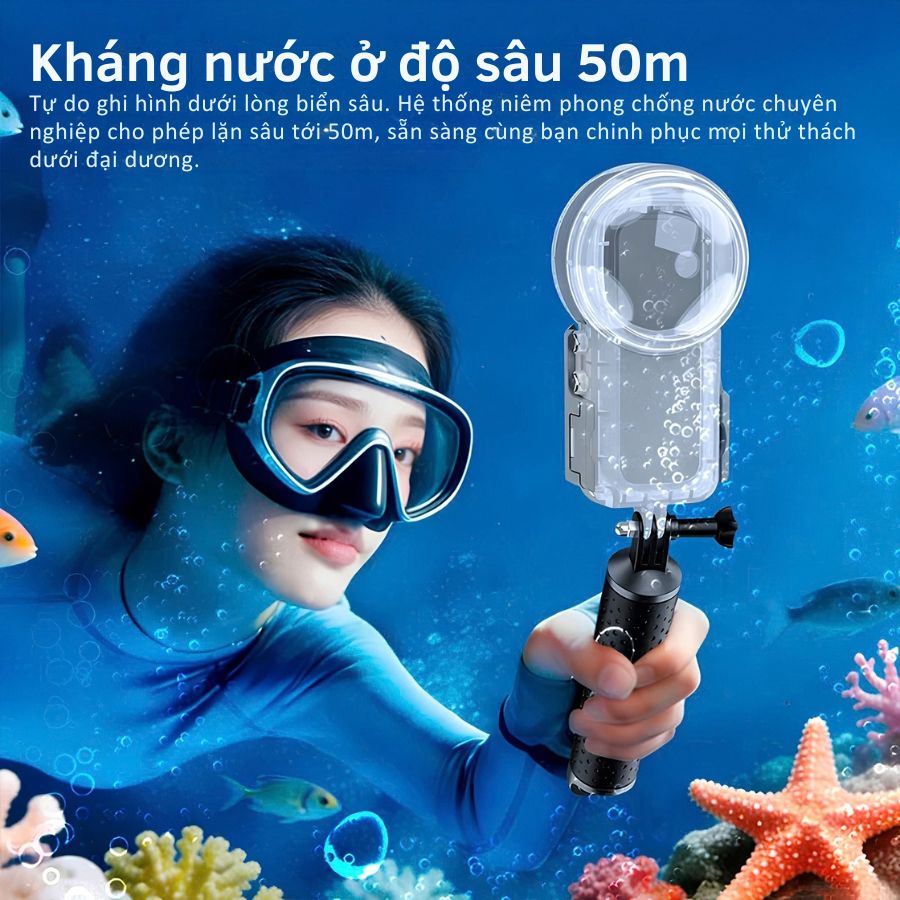 Case chống nước Insta360 X5 Seafrogs