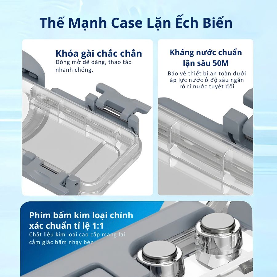Case chống nước Insta360 X5 Seafrogs