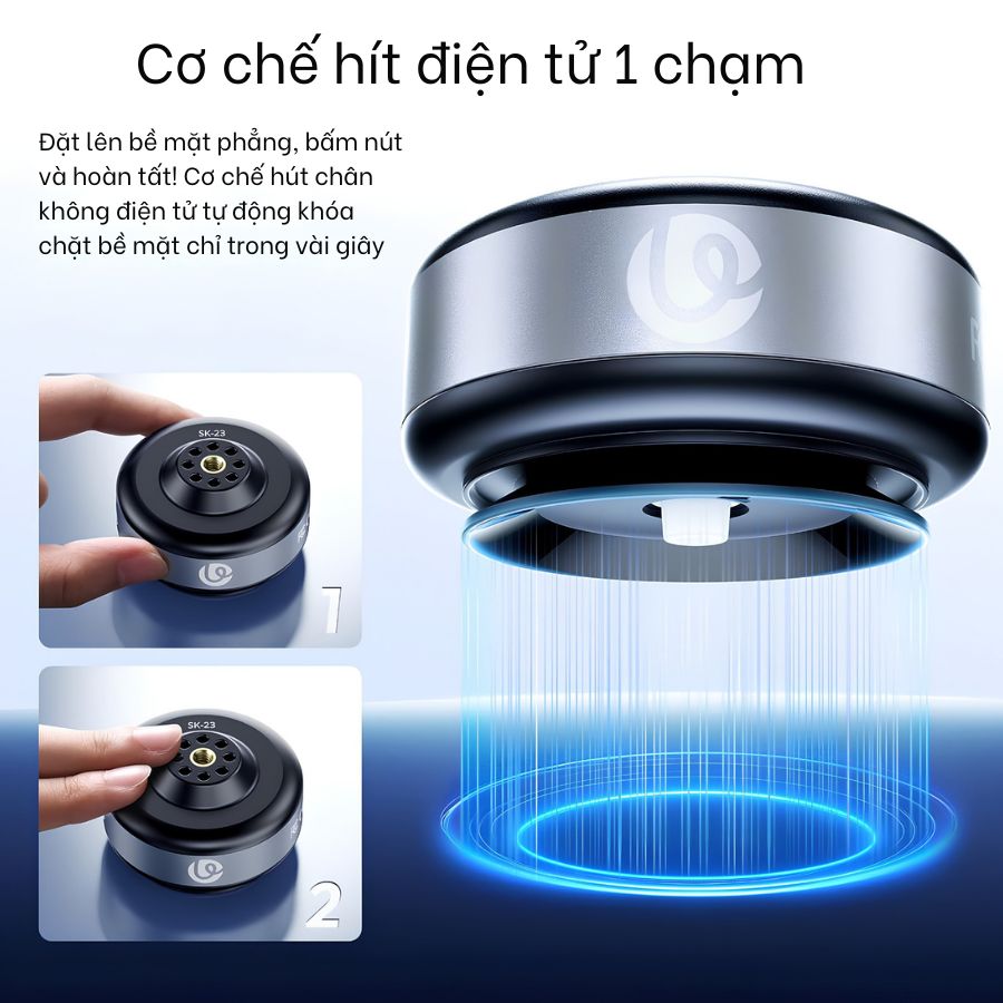 Đế Hít Chân Không Điện Tử Ulanzi SK-23
