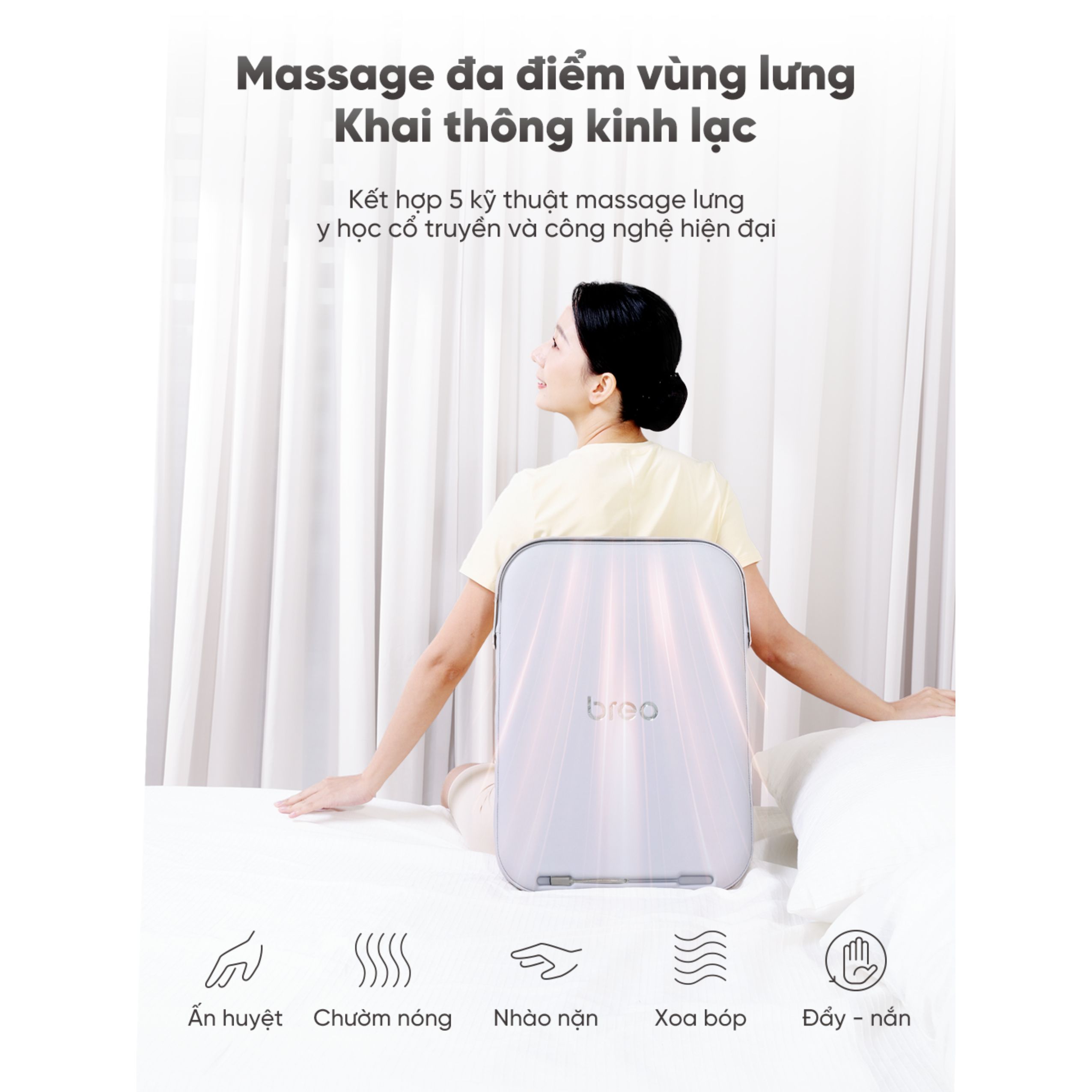 Máy Massage Lưng Breo Back 5