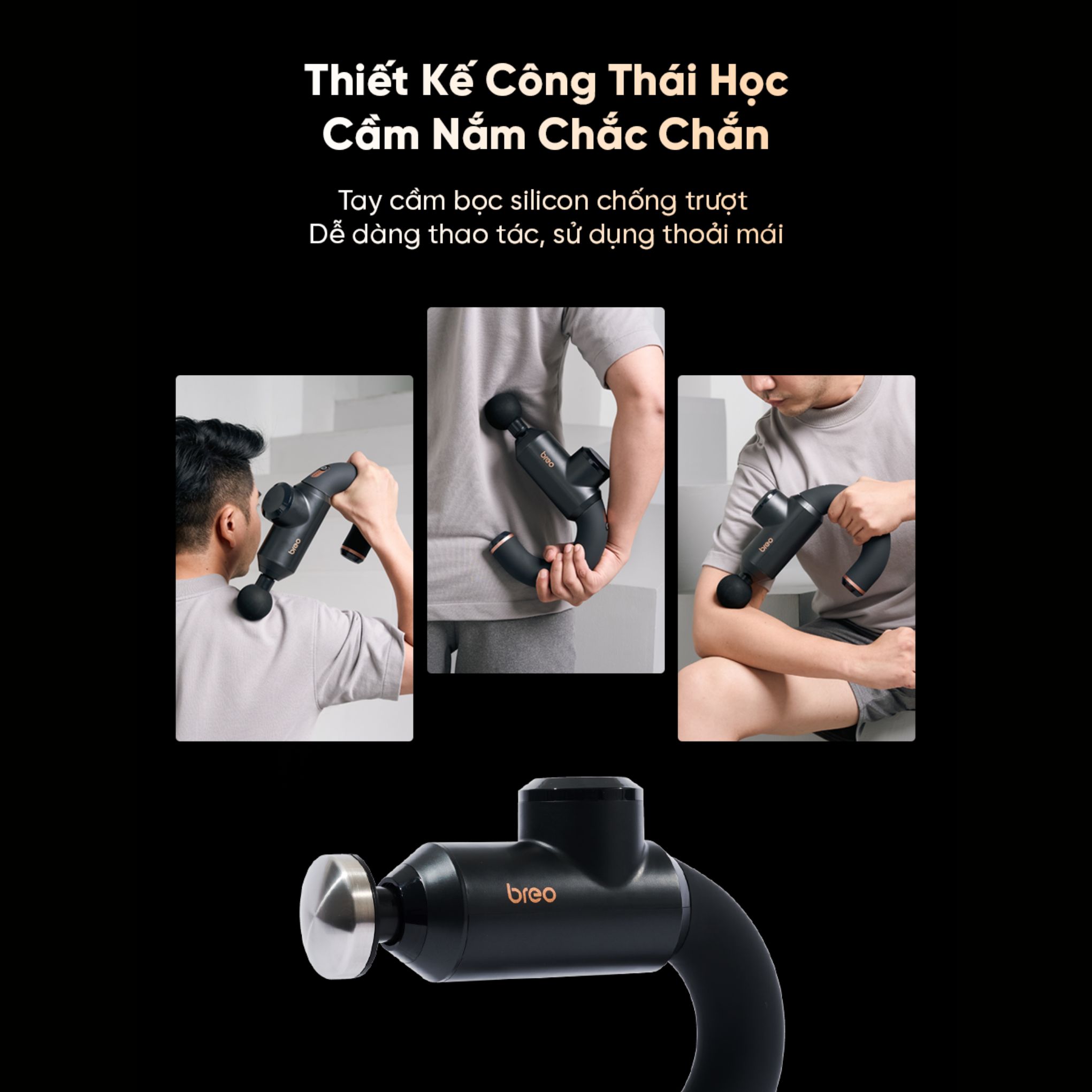 Súng Massage Breo Lucky 9