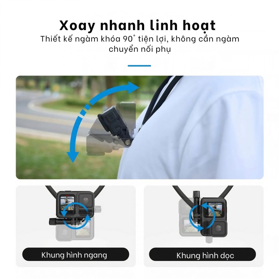 Vòng Đeo Cổ TELESIN Neck Mount SE 2.0