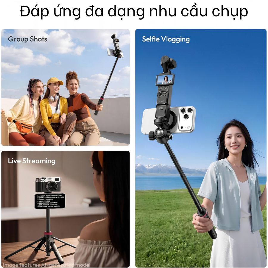 Gậy Tripod 4 Chân Ulanzi MT-44 M