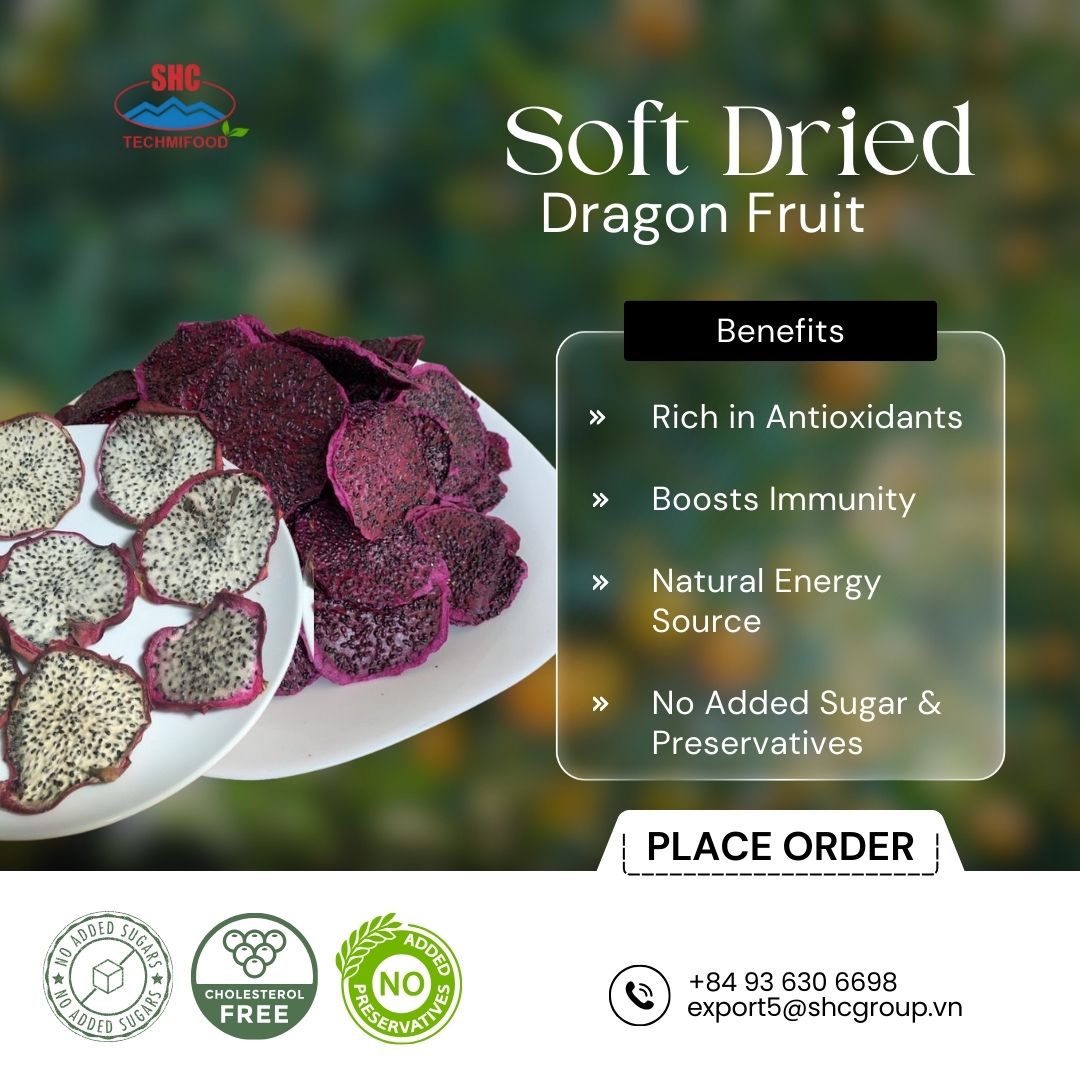 Dried Dragon Fruit for Export: Benefits, Processing, and Quality Standards