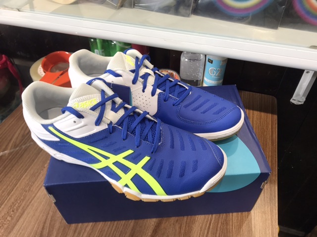Giày OAsics Attack Excounter 2 ( màu xanh trắng)