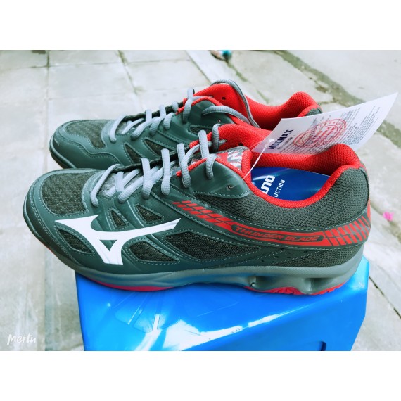 Giày Mizuno Thunder Blade Xám đỏ