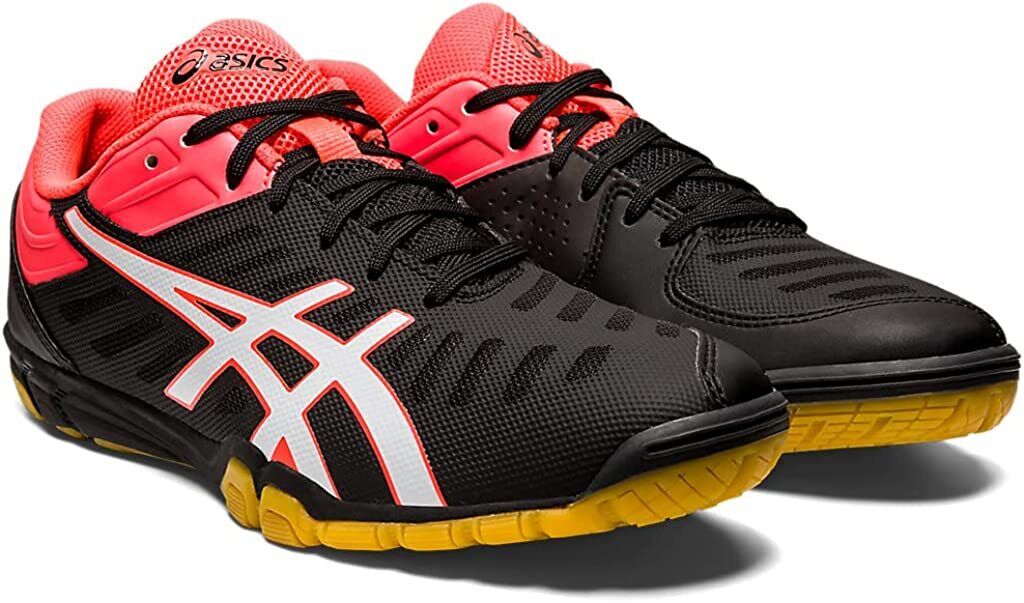 Asics Attack Excounter 2 Black White Red Gum Men