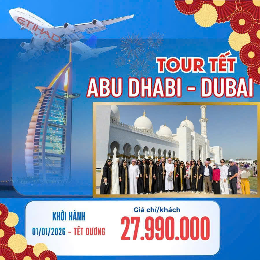 Tour TẾT ABU DHABI- DUBAI
