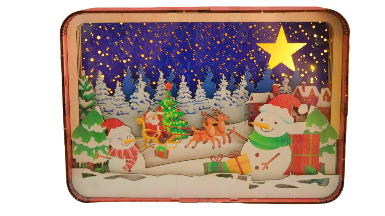 Halom đồ decor Đêm Giáng sinh Christmas Night