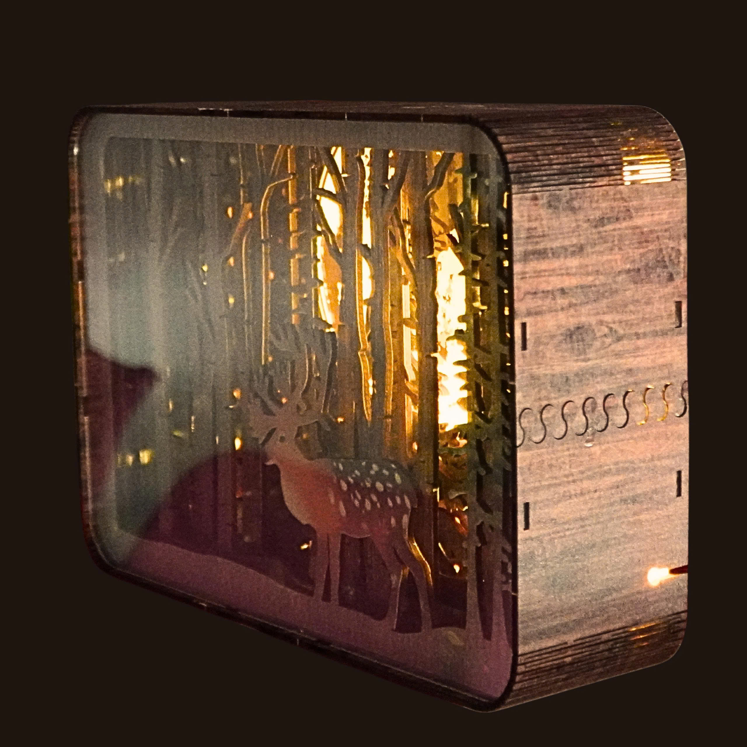 Mô hình Halom booknook Moonlit  Forest Rừng Trăng