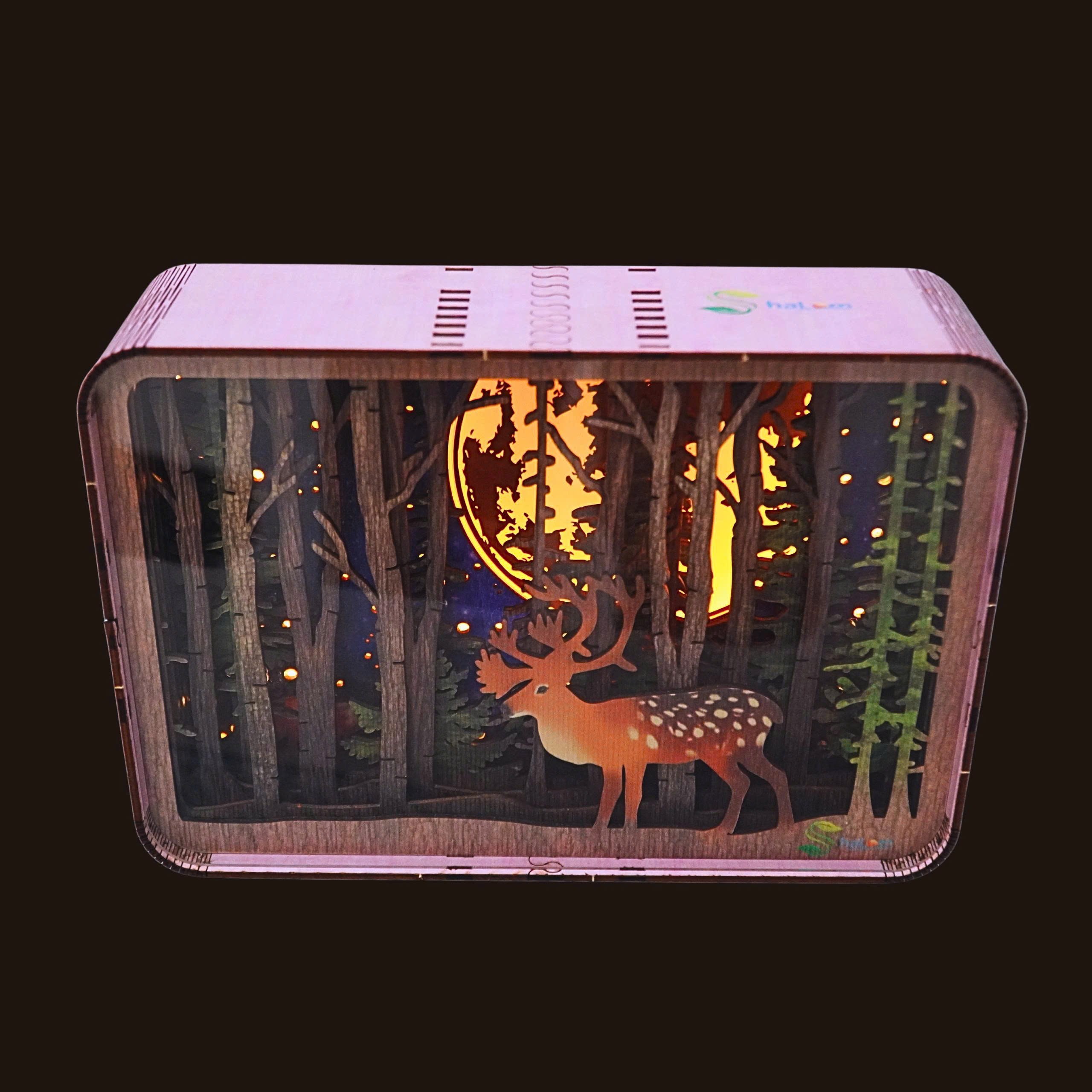 Mô hình Halom booknook Moonlit  Forest Rừng Trăng
