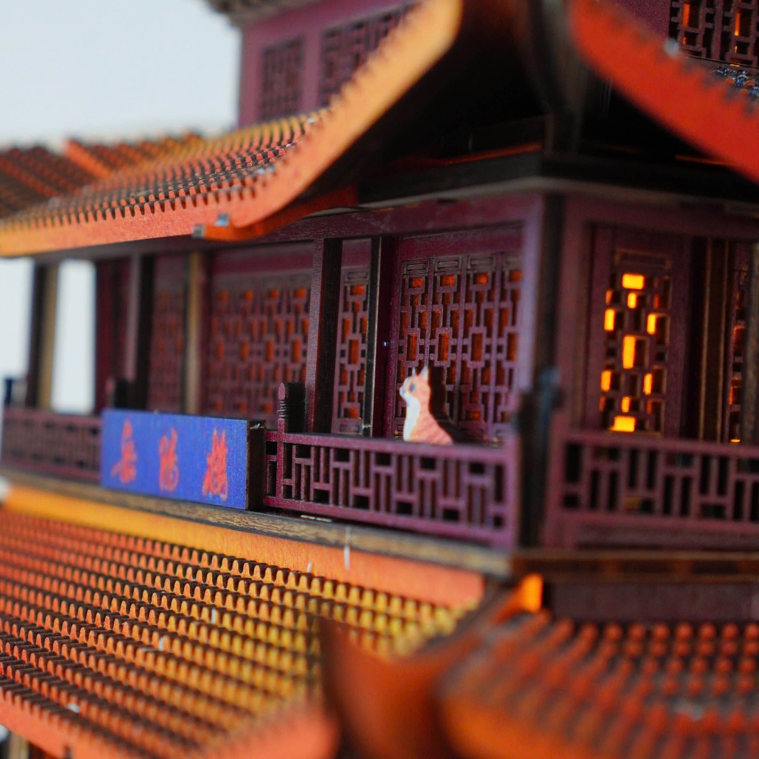 Mô hình Halom Tháp Nhạc Dương - YueYang Tower DIY