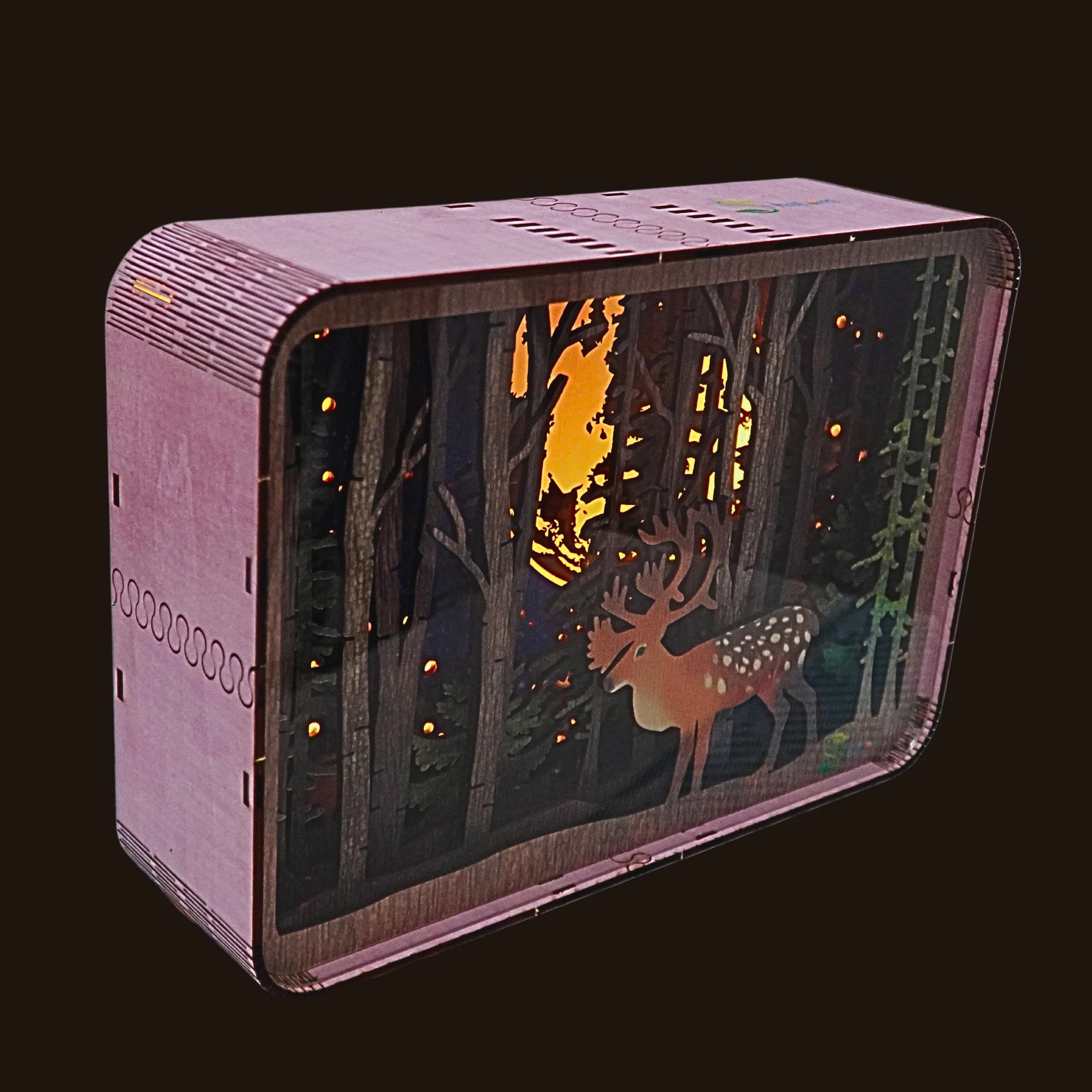 Mô hình Halom booknook Moonlit  Forest Rừng Trăng
