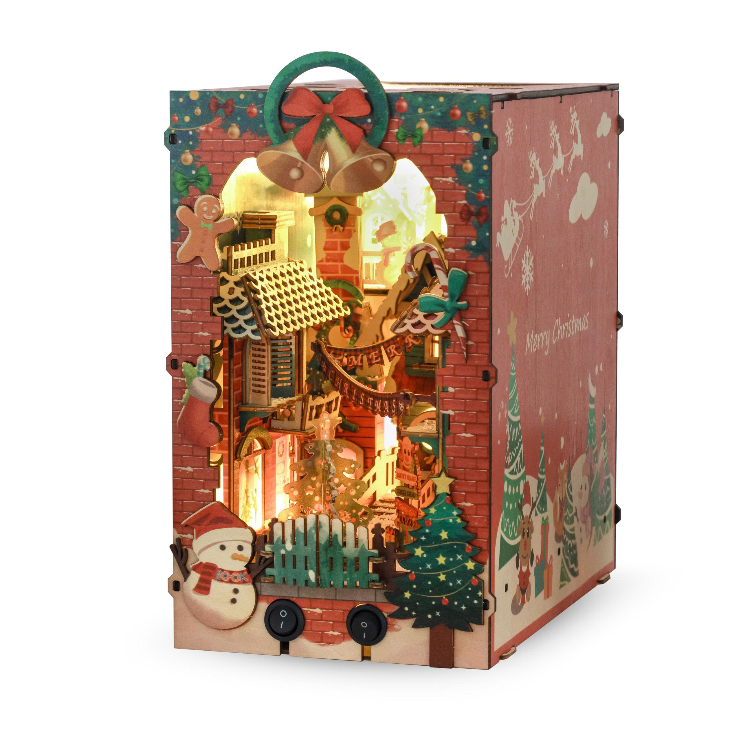 Mô hình Halom book nook Đêm Giáng Sinh