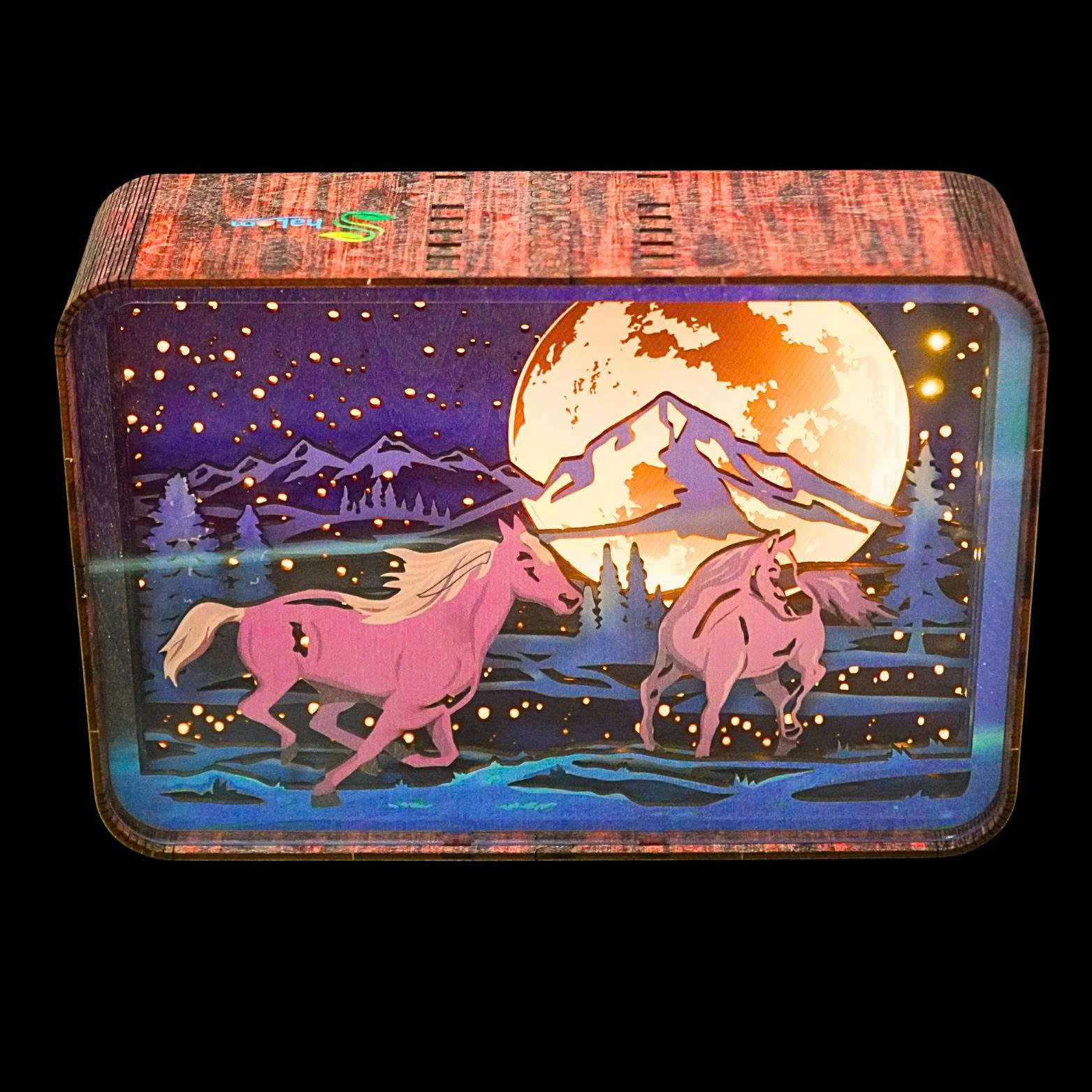 Halom booknook Horse Moon Nguyệt Mã