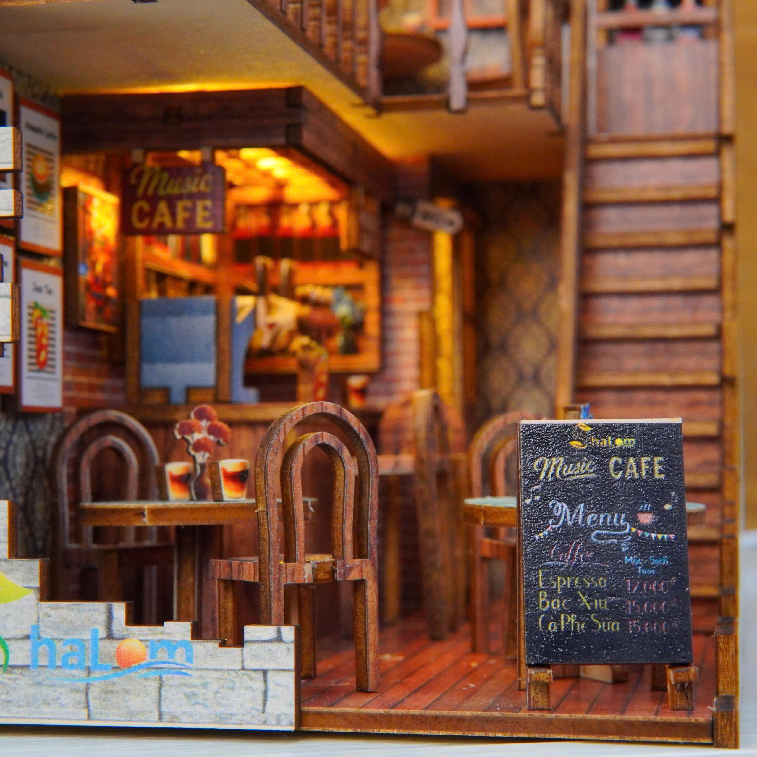 Mô hình Halom Coffee music DIY