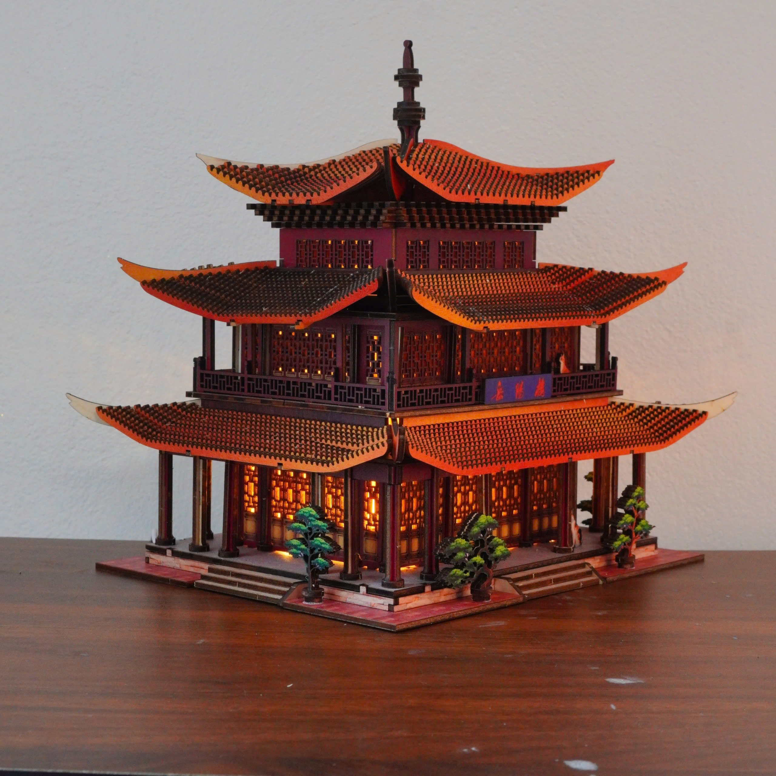 Mô hình Halom Tháp Nhạc Dương - YueYang Tower DIY