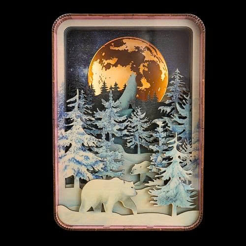 Halom booknook Snow Moon Trăng Tuyết