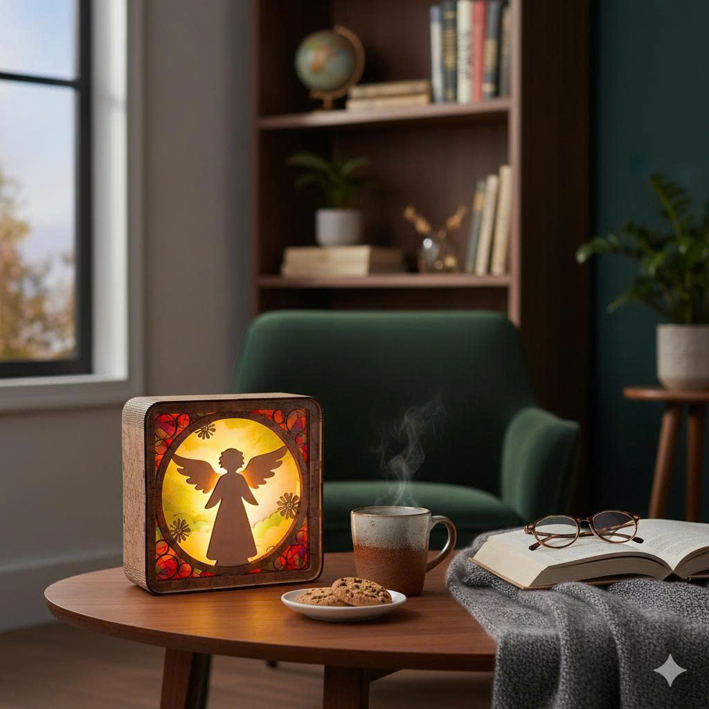 Halom đèn ngủ Shining Angel – Thiên thần ánh sáng