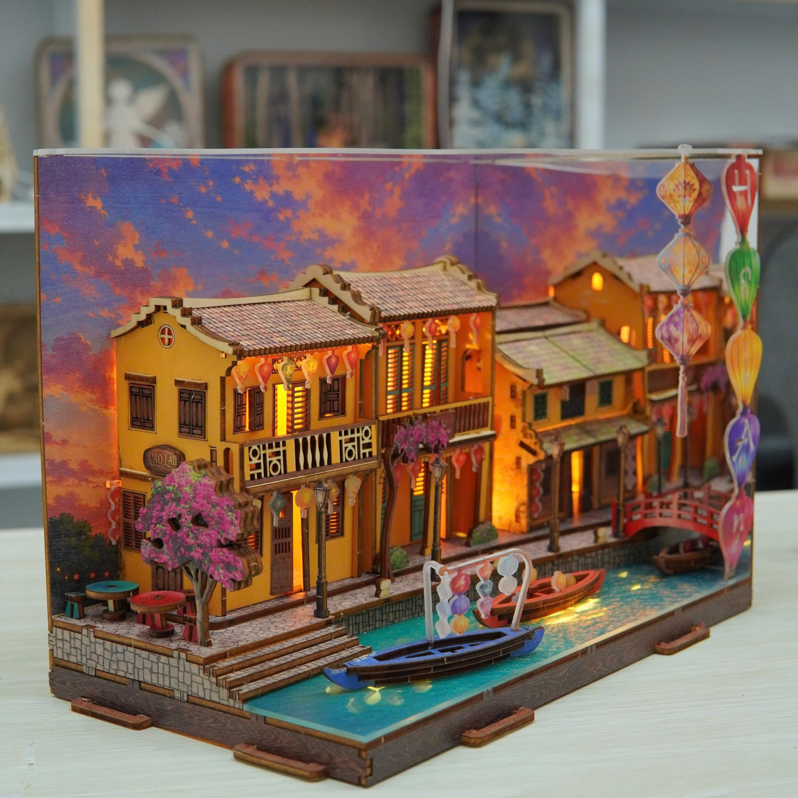 Combo Book Nook Việt Nam Di Sản Halom (Phố Cổ Hà Nội + Phố Cổ Hội An)