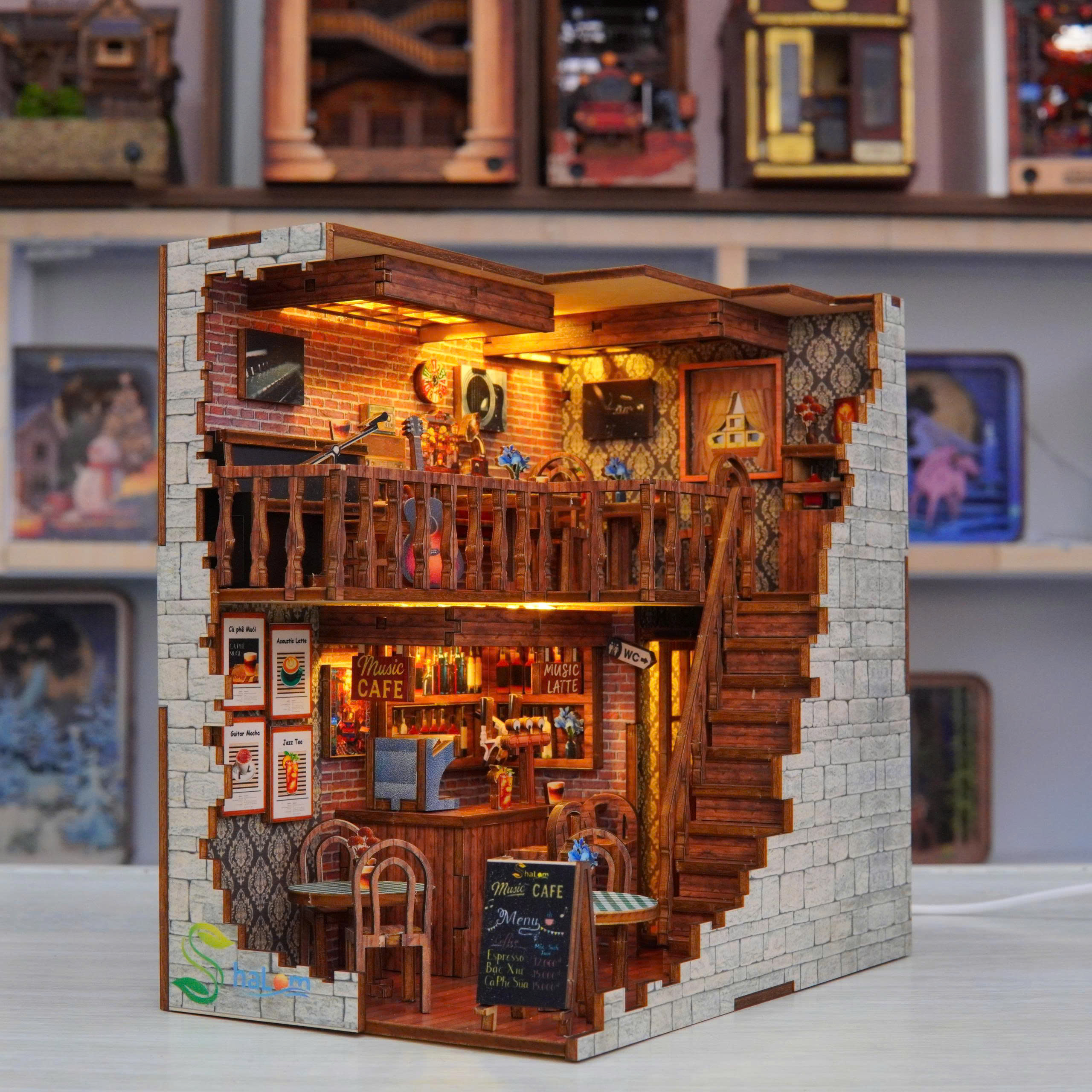 Mô hình Halom Coffee music DIY