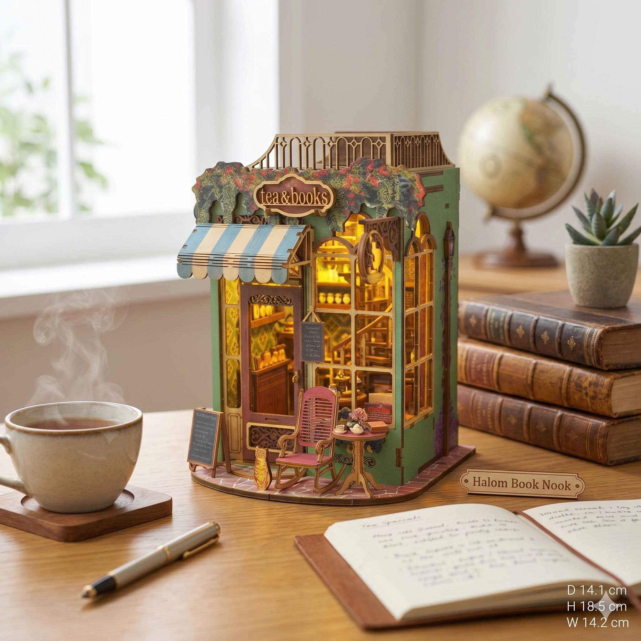 Combo Book Nook Nhập Môn Halom (Tea Book & Coffee Music)