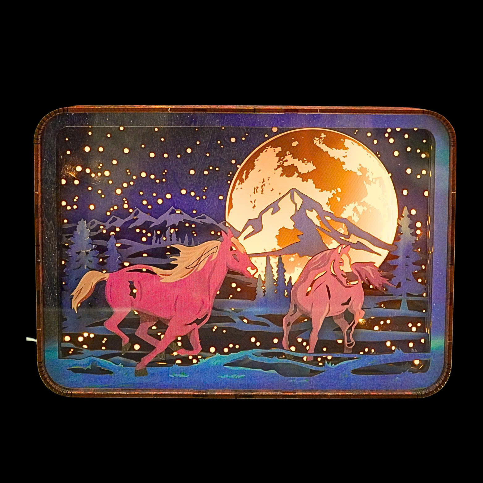 Halom booknook Horse Moon Nguyệt Mã