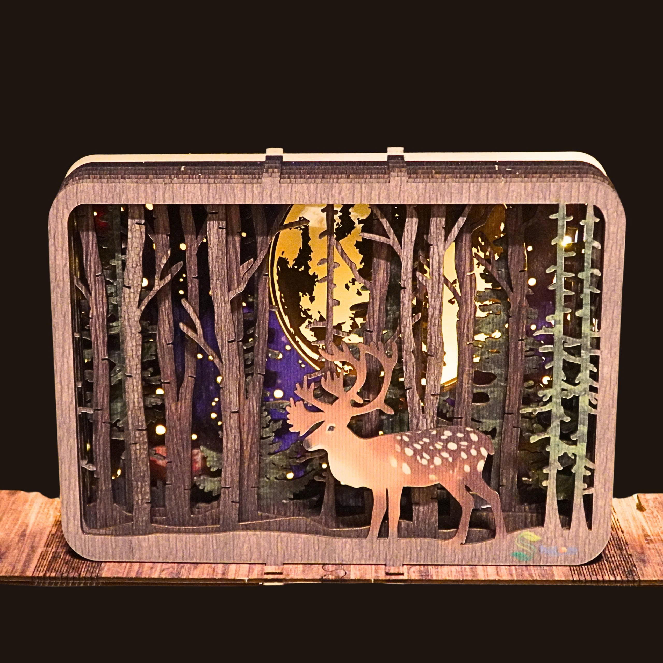 Mô hình Halom booknook Moonlit  Forest Rừng Trăng