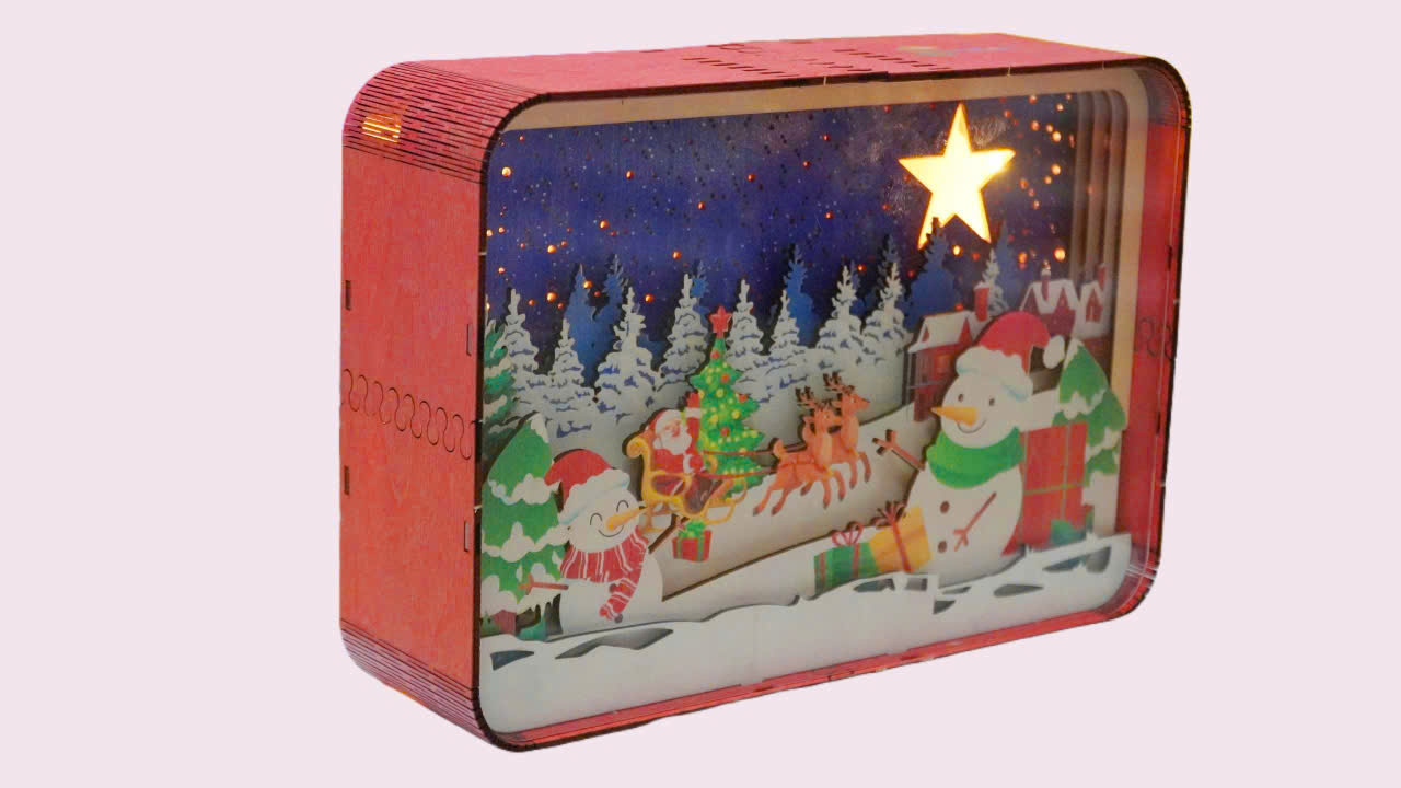 Halom đồ decor Đêm Giáng sinh Christmas Night