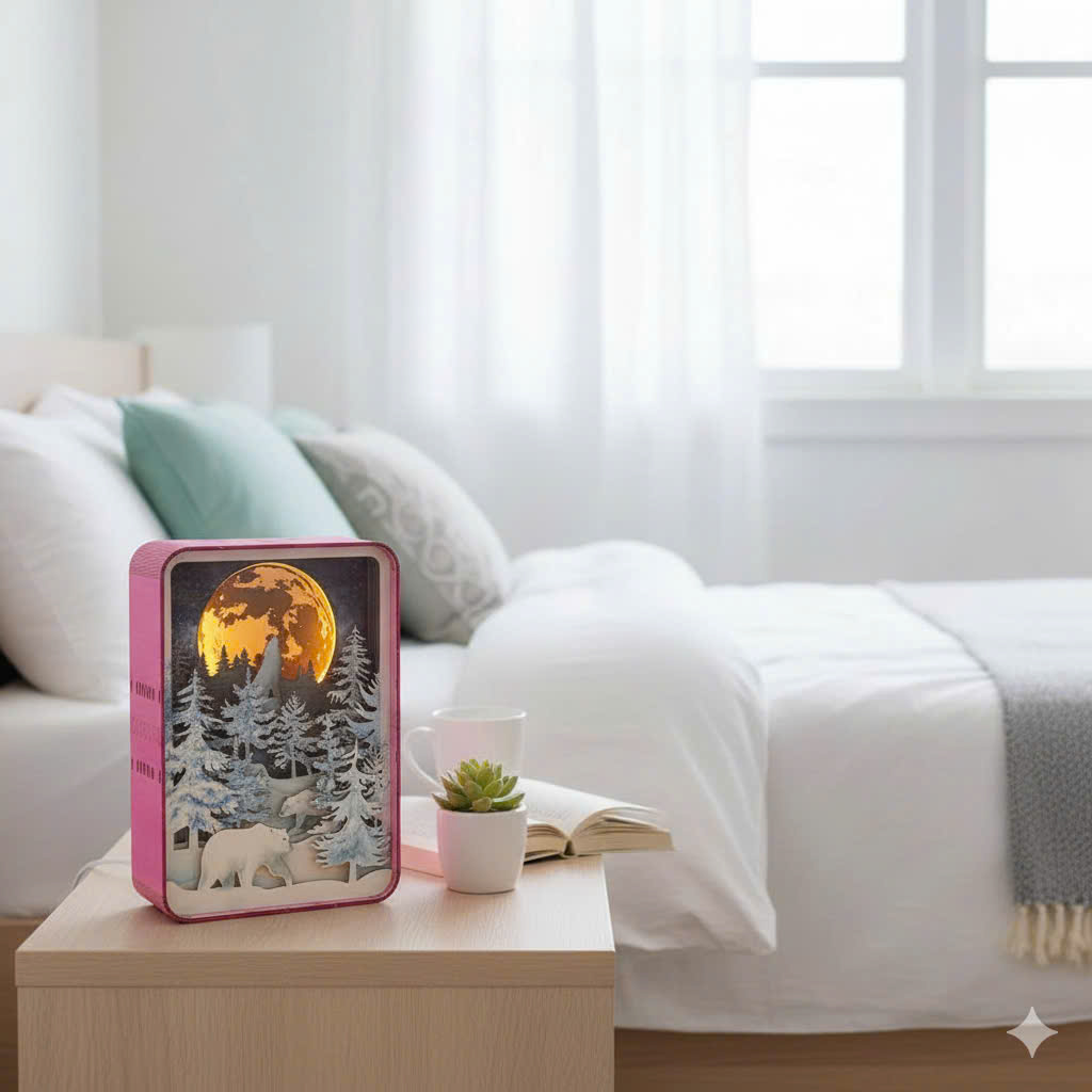 Halom booknook Snow Moon Trăng Tuyết