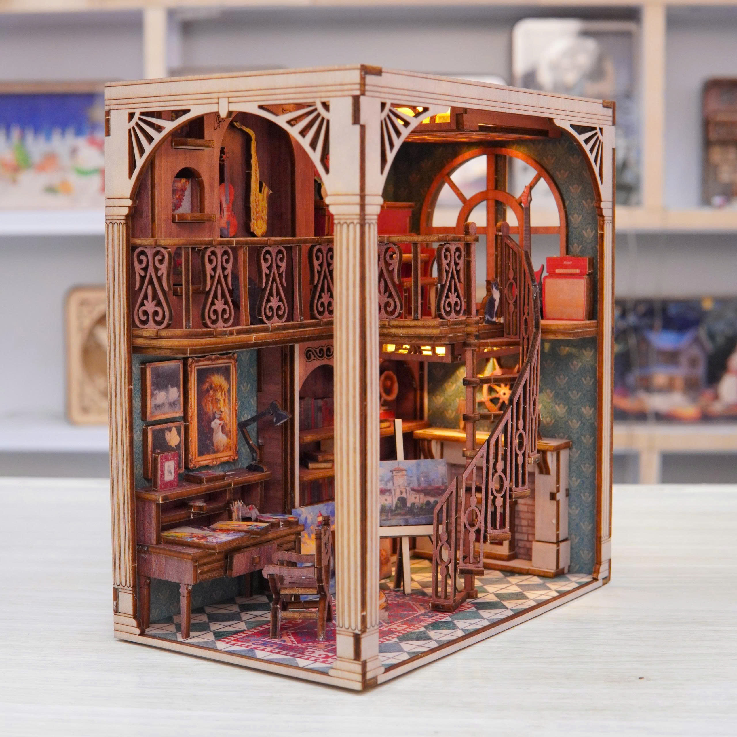 Mô hình Halom ARTIST’S LOFT DIY - Gác Nghệ Sĩ