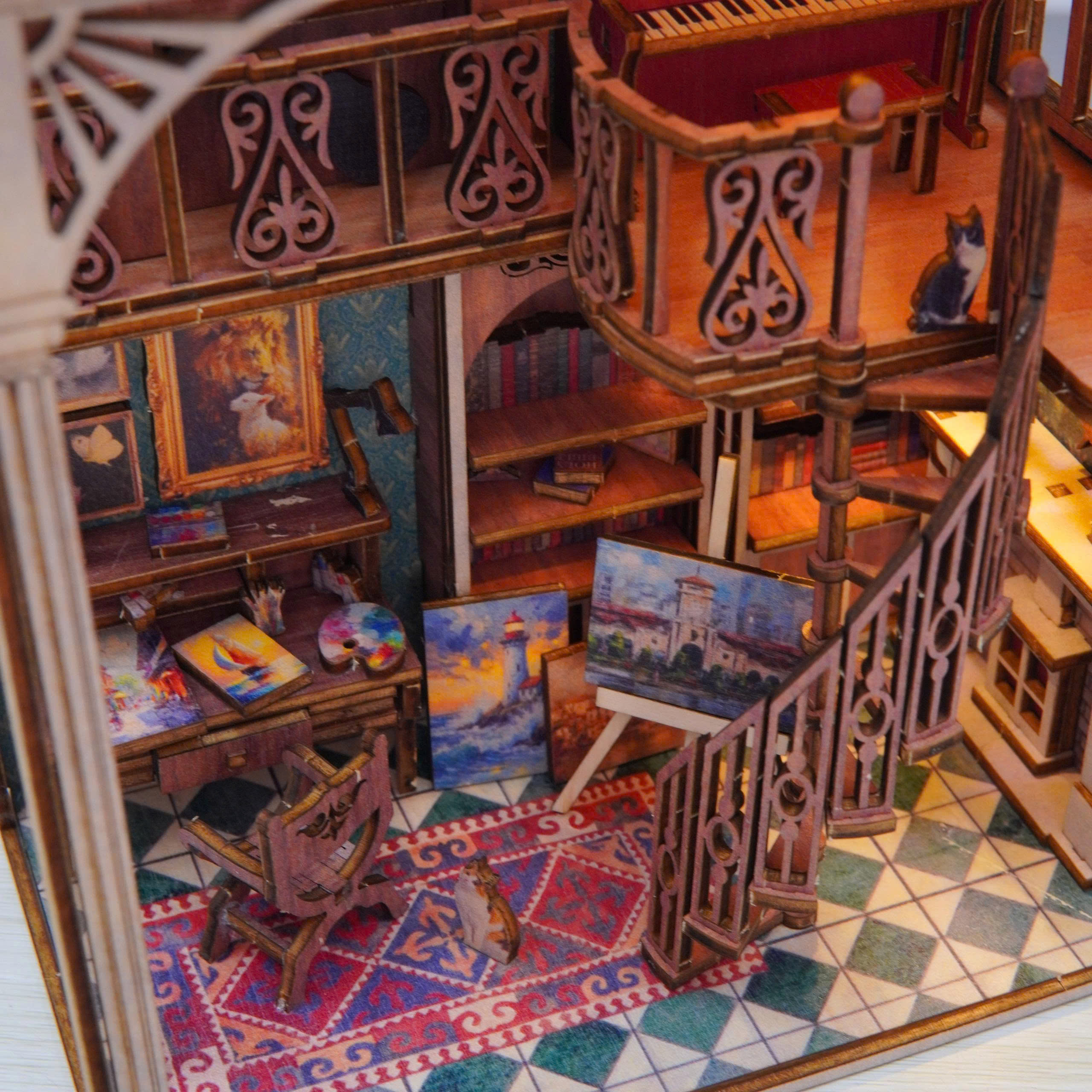 Mô hình Halom ARTIST’S LOFT DIY - Gác Nghệ Sĩ