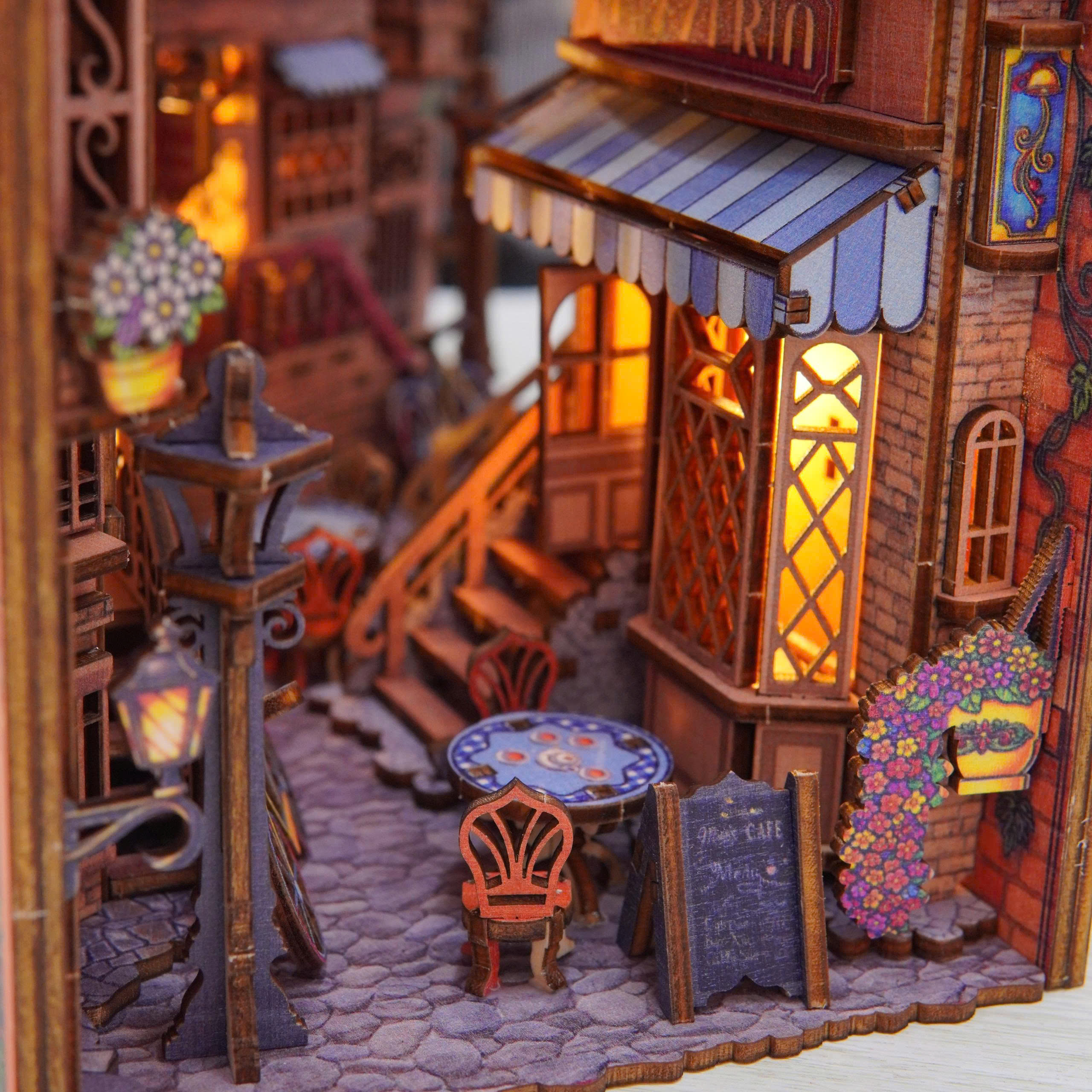 Mô hình Halom Góc Phố Châu Âu European Alley DIY