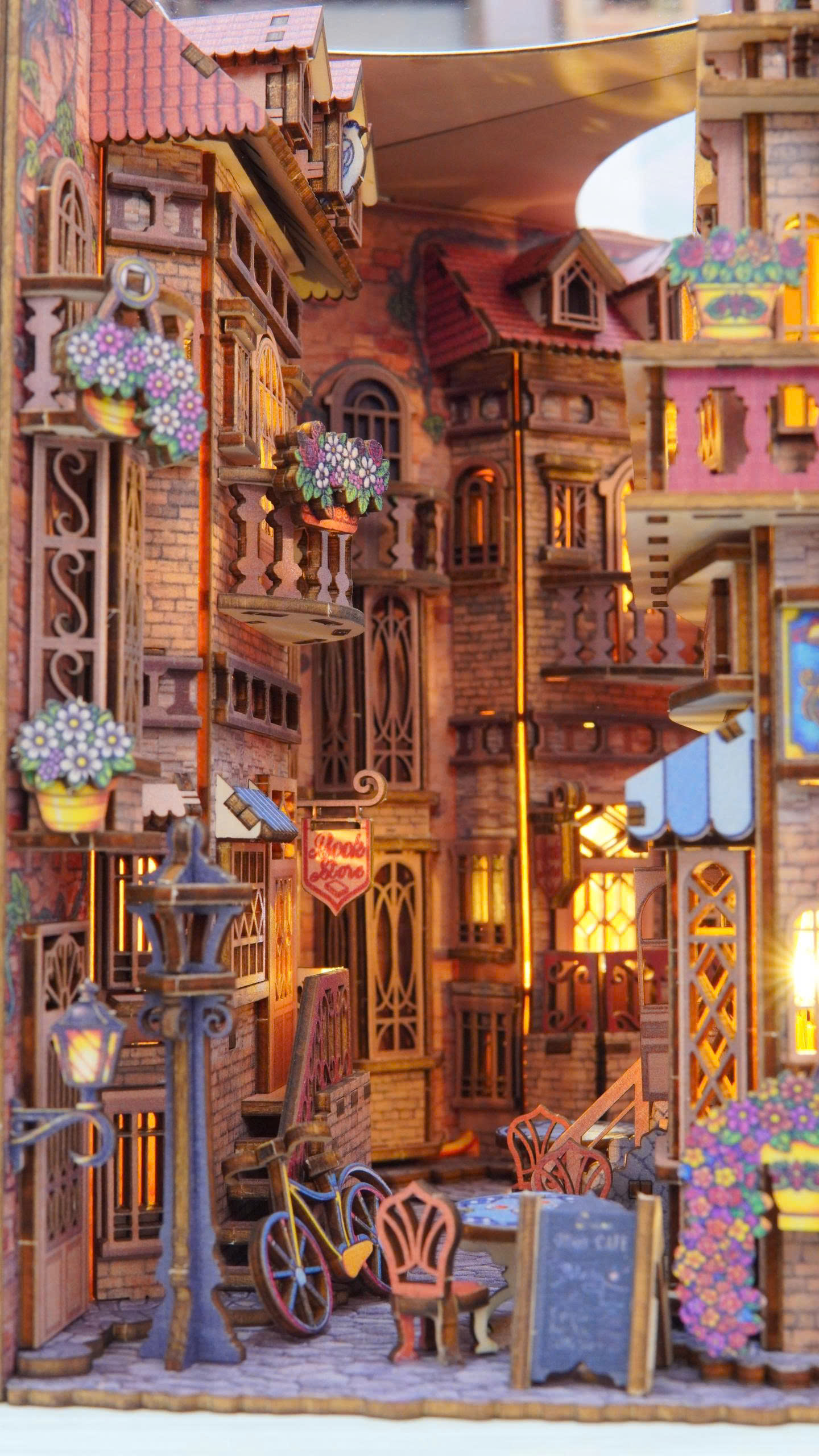 Mô hình Halom Góc Phố Châu Âu European Alley DIY