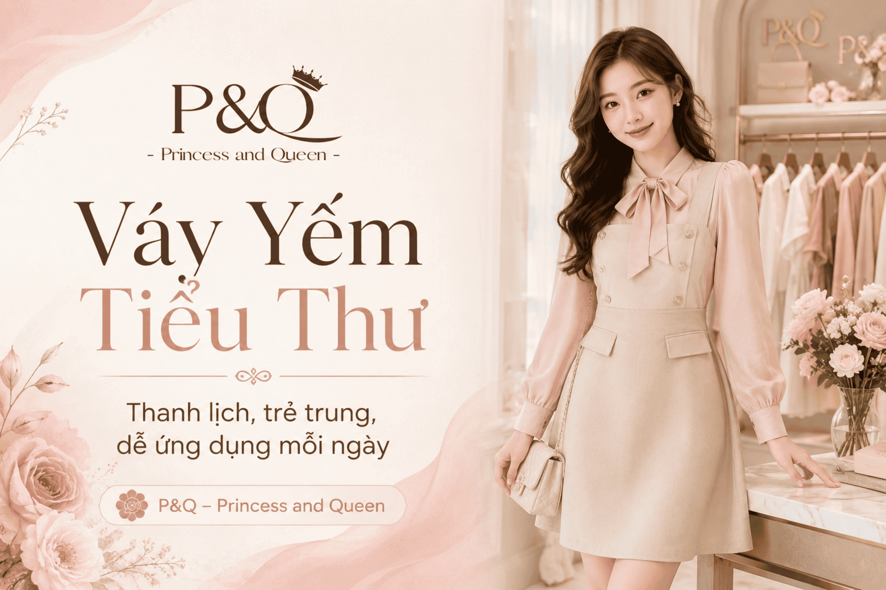 Váy yếm tiểu thư – Item thanh lịch cho nàng thích phong cách nhẹ nhàng