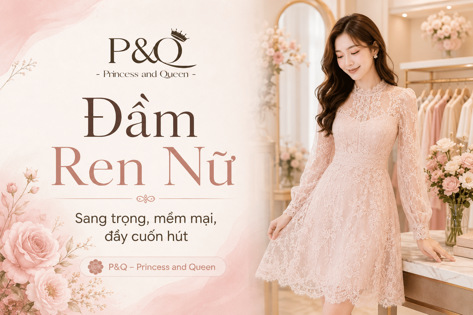 Đầm ren nữ – Vẻ đẹp sang trọng, mềm mại cho nàng yêu sự tinh tế