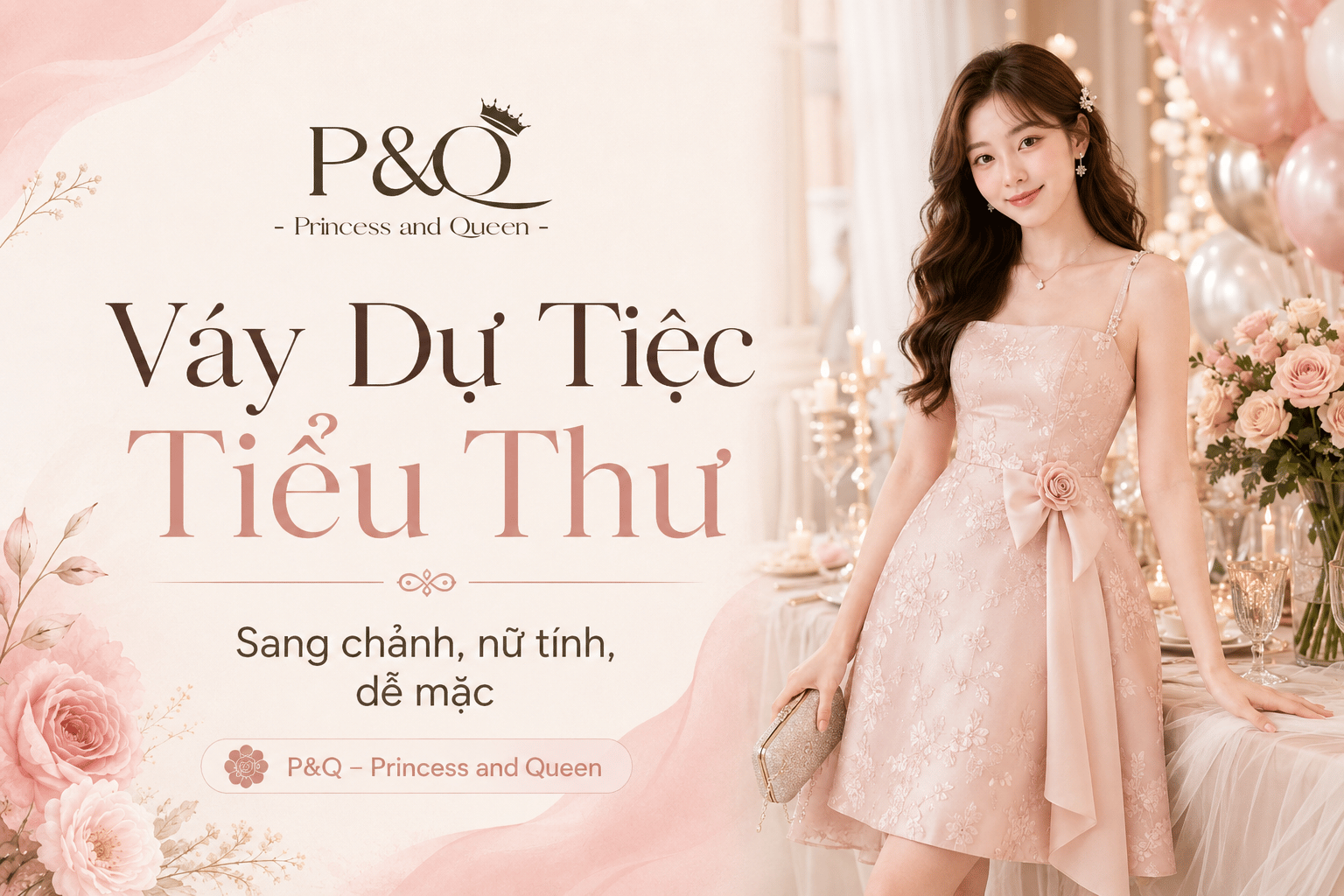 Váy dự tiệc tiểu thư – Chọn sao để sang chảnh mà vẫn dễ mặc?