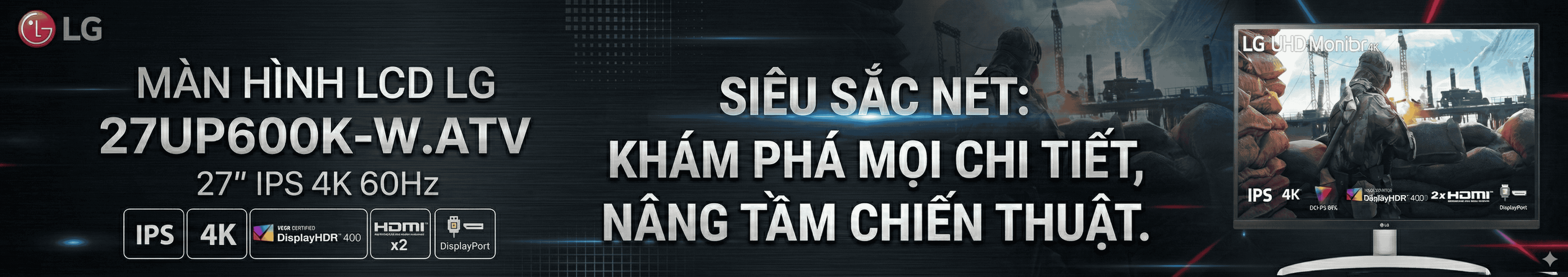 Màn hình LCD LG 27UP600K-W.ATV 27