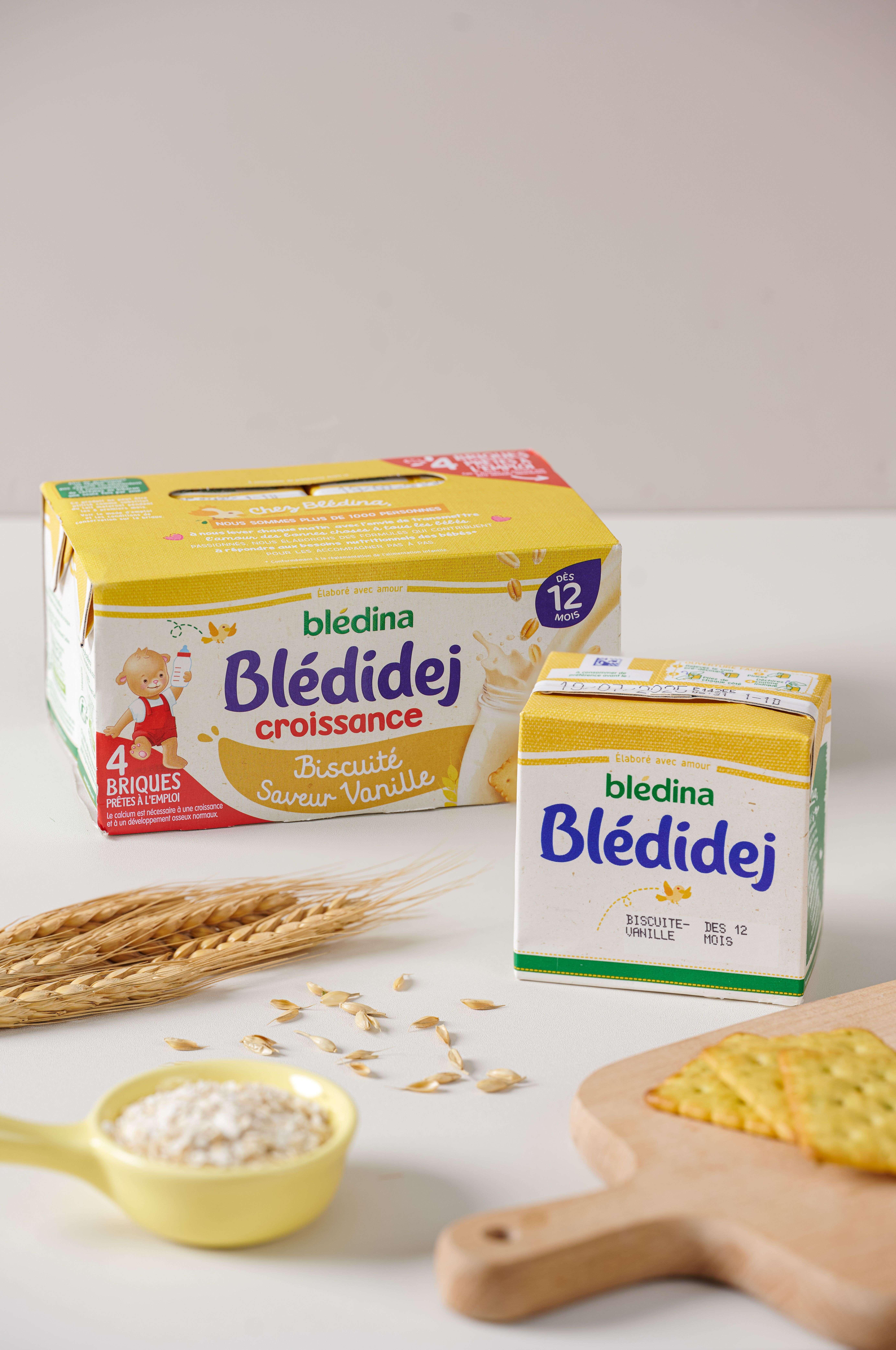 SẢN PHẨM DINH DƯỠNG CÔNG THỨC BLÉDINA  BLÉDIDEJ CROISSANCE BISCUITÉ SAVEUR VANILE