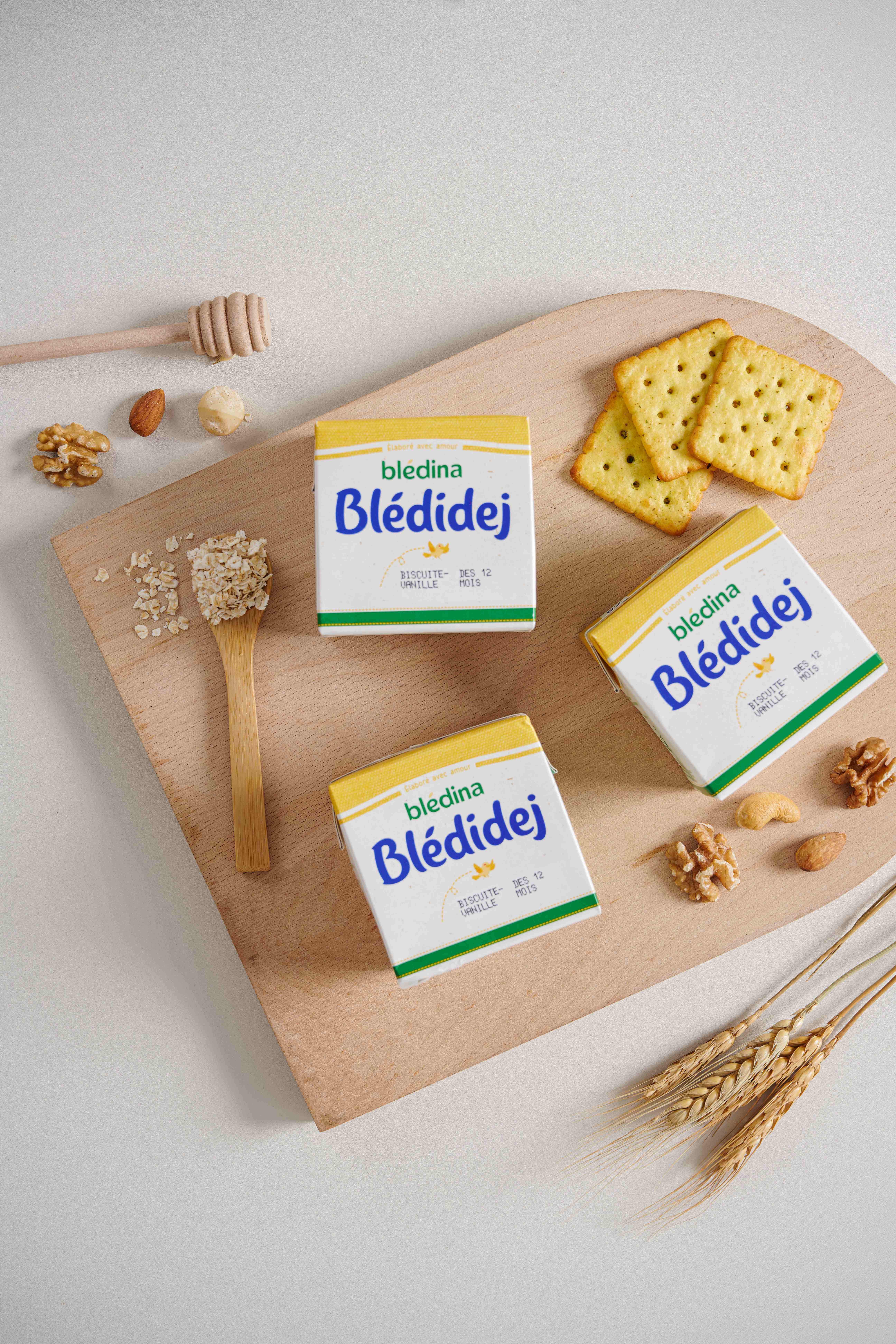 SẢN PHẨM DINH DƯỠNG CÔNG THỨC BLÉDINA  BLÉDIDEJ CROISSANCE BISCUITÉ SAVEUR VANILE