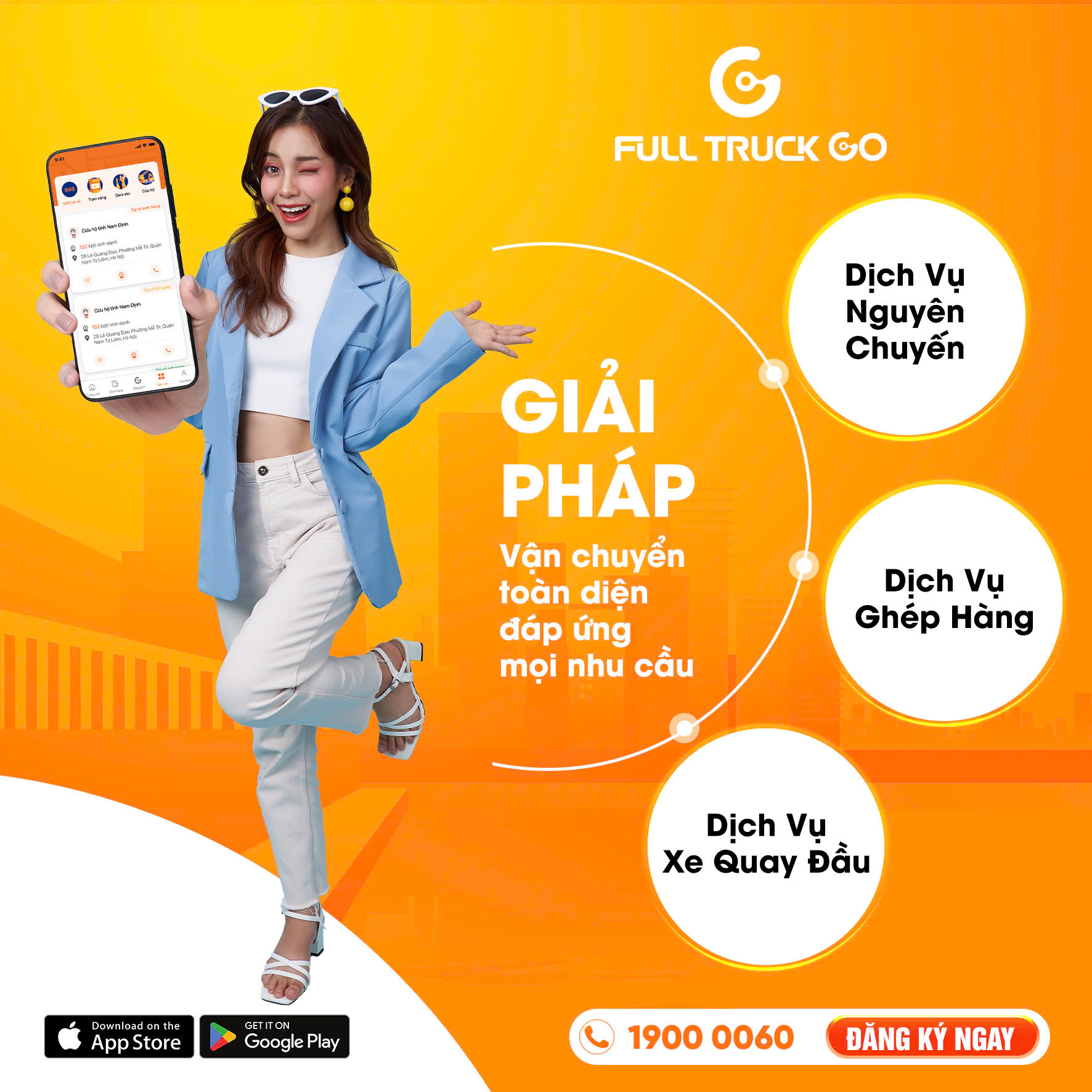 Ứng dụng tìm xe tải giá rẻ nhanh chóng 