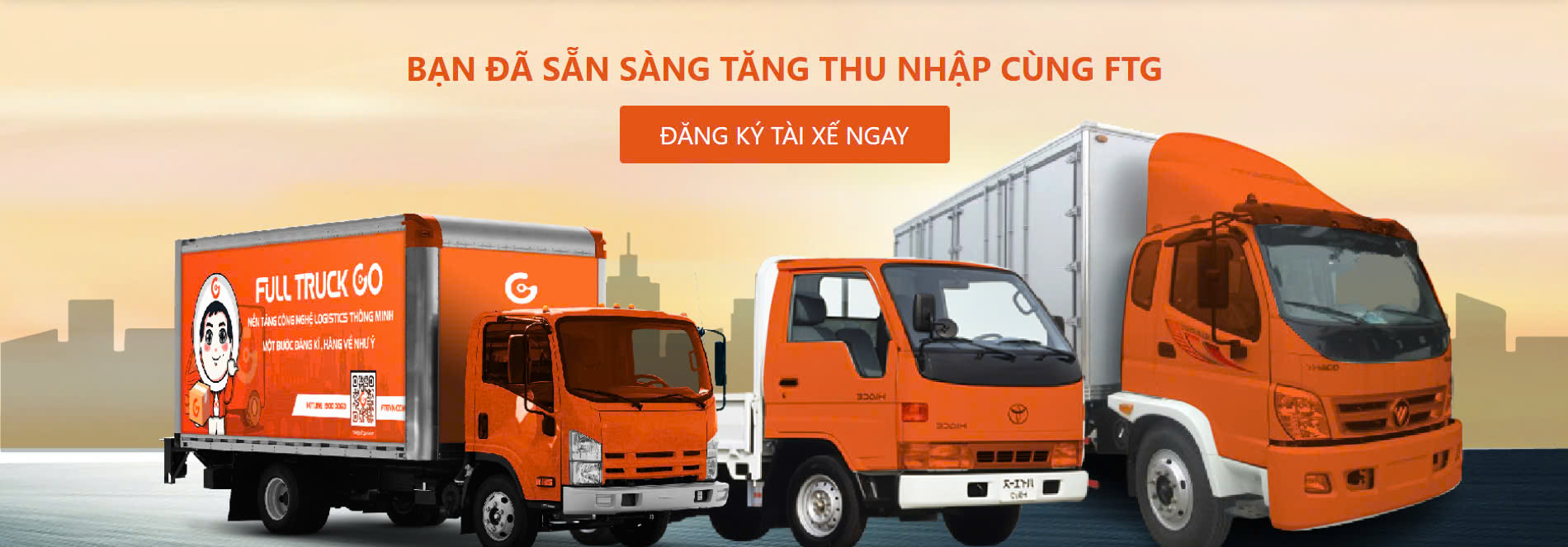Trở thành đối tác Tài xế ngay !