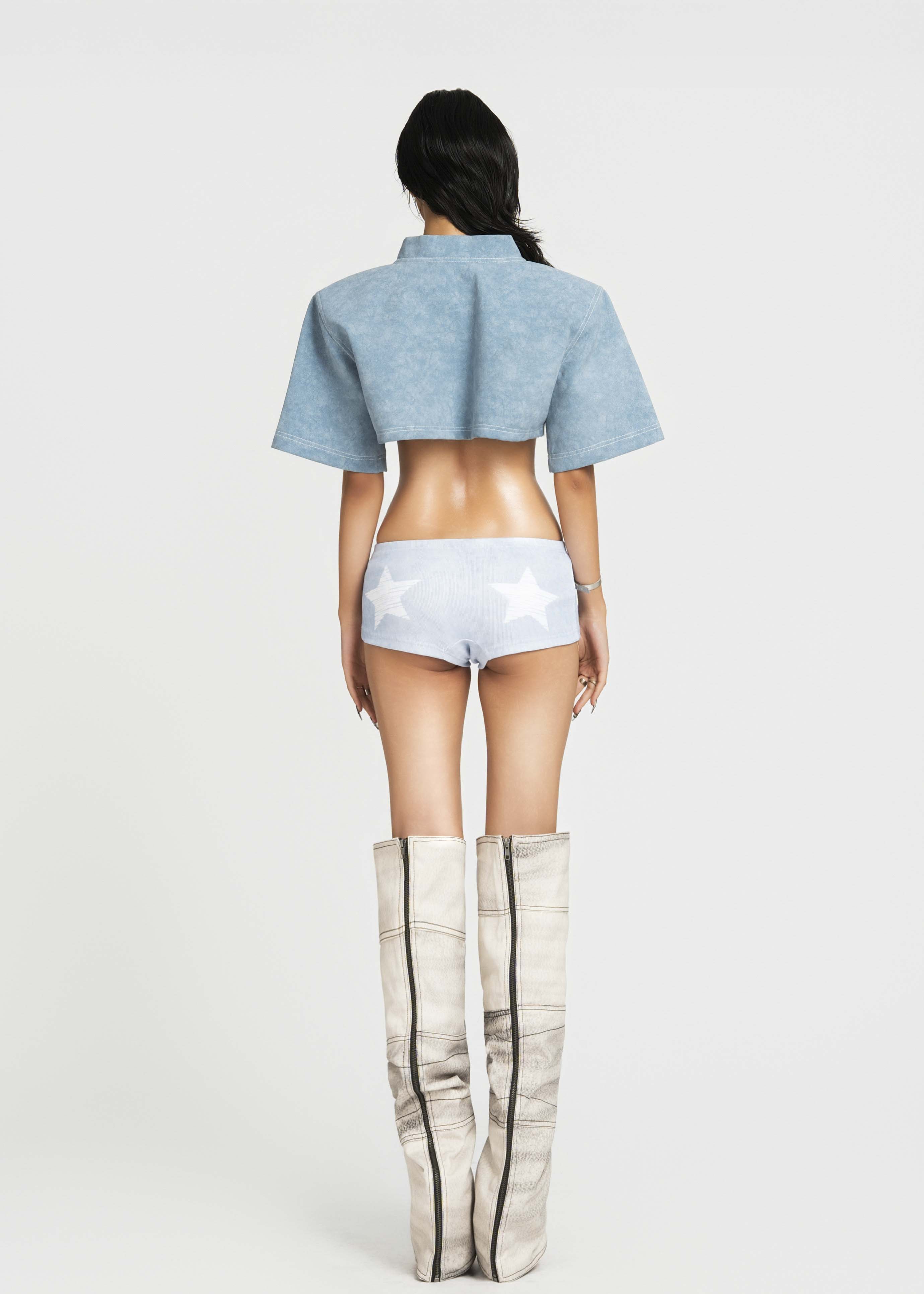 MAP Faux Cropped Top