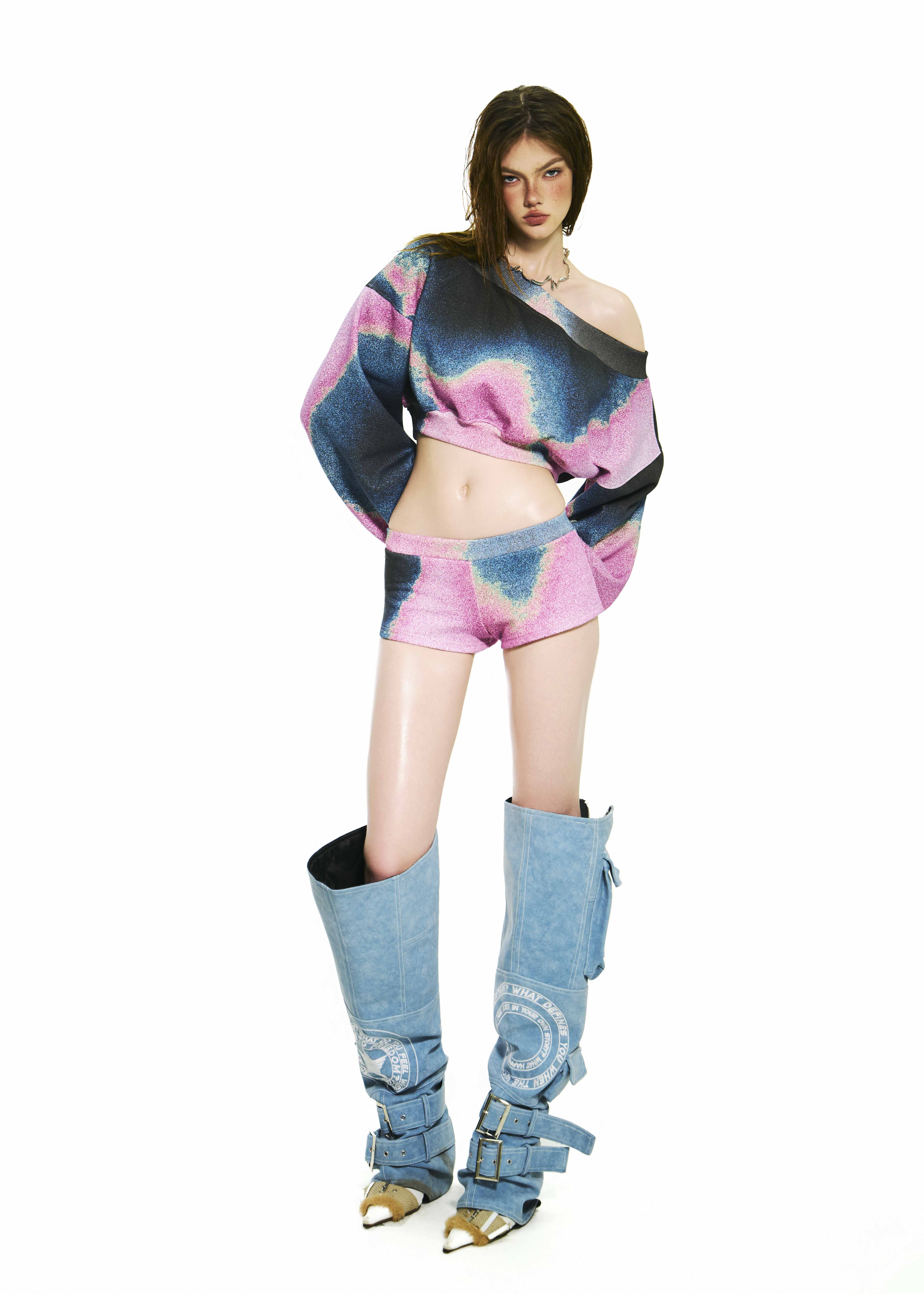 BONG Printed Super Short Pants